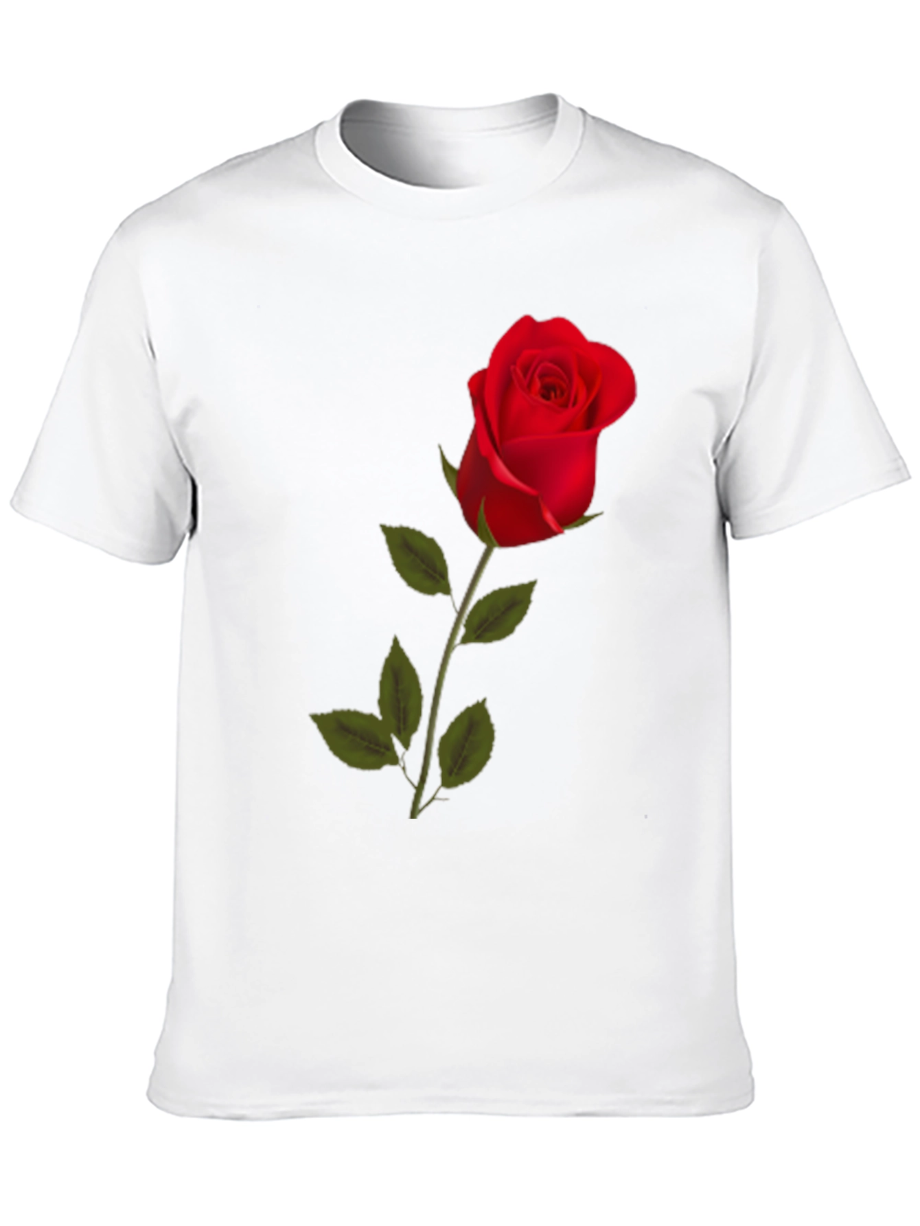 Rose Graphic T-Shirt | Classic Black Tee
