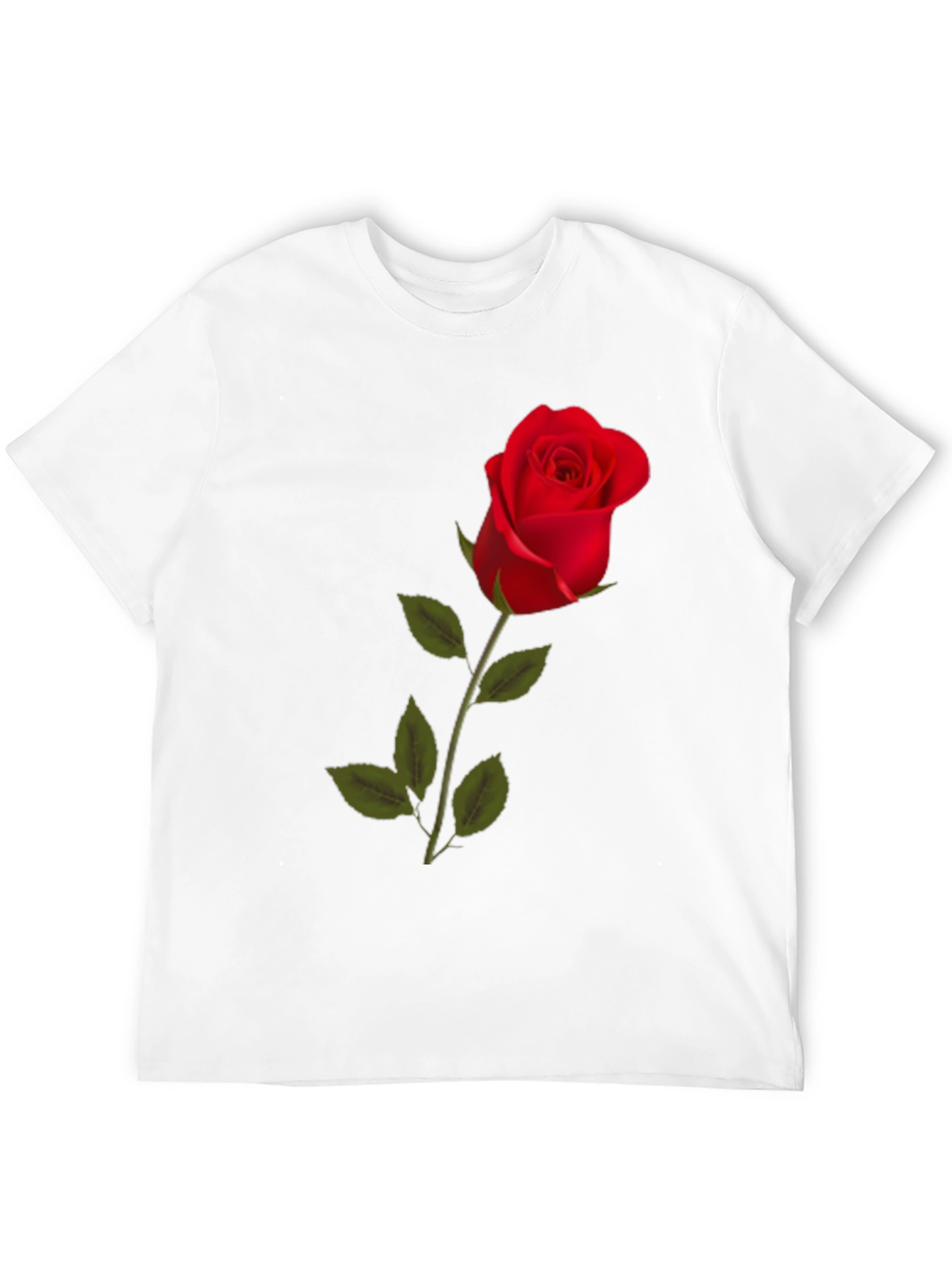 Rose Graphic T-Shirt | Classic Black Tee