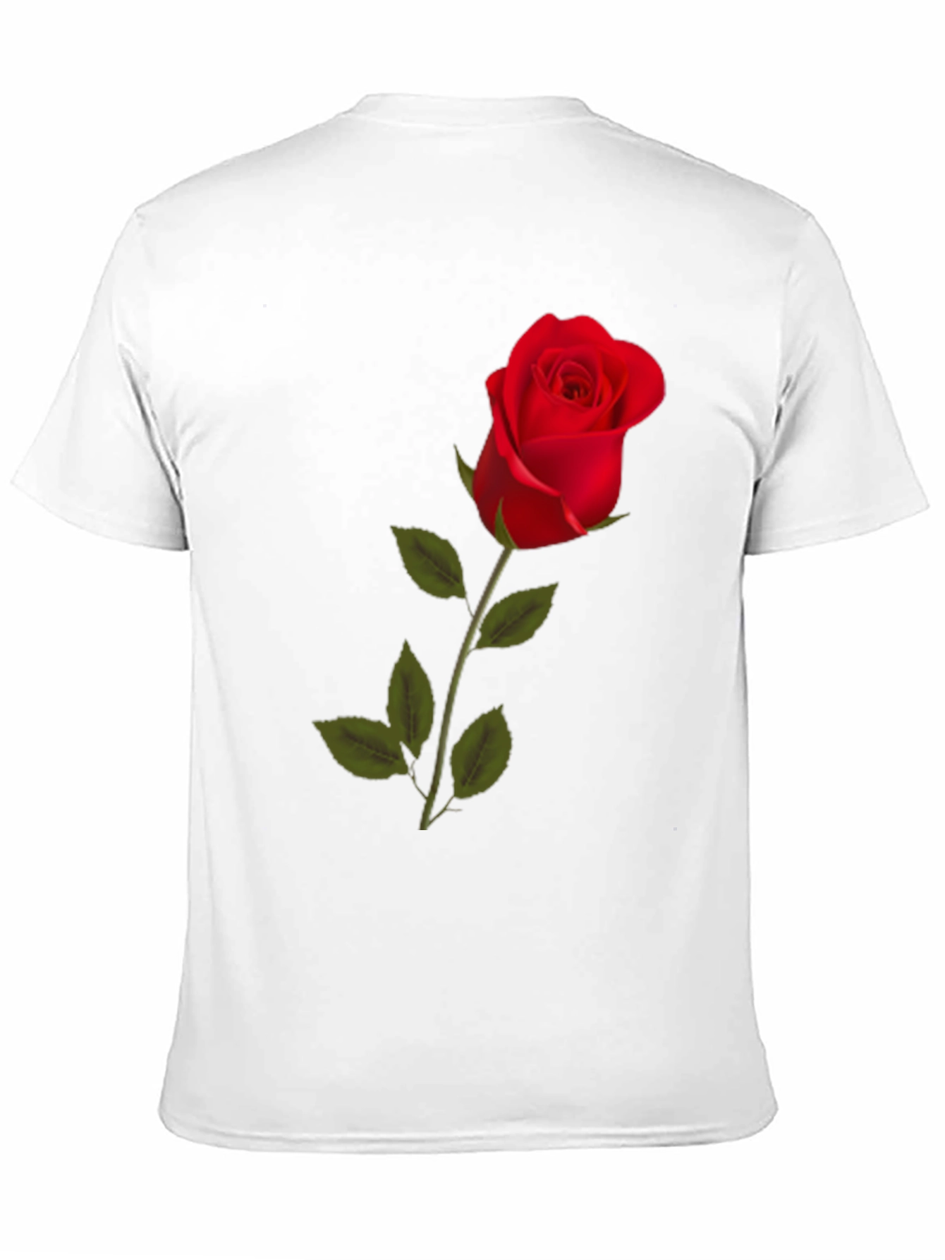 Rose Graphic T-Shirt | Classic Black Tee
