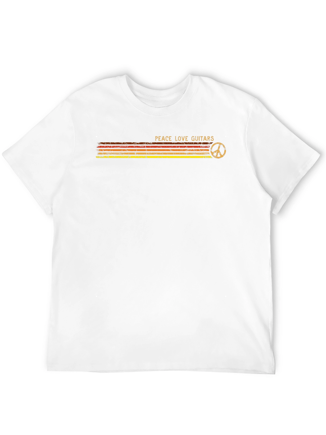 Peace Love Guitars Graphic T-Shirt