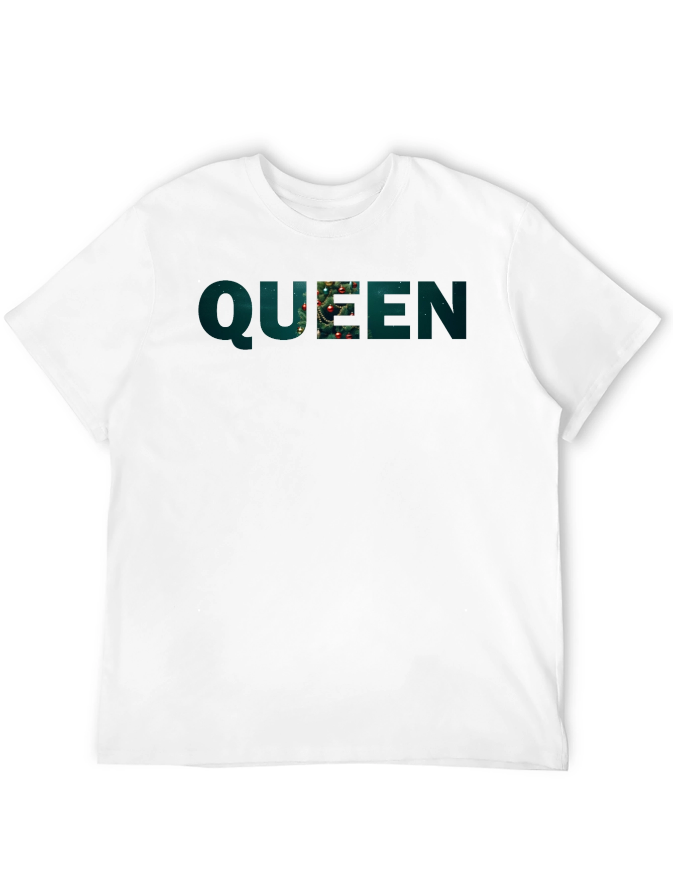 Christmas Queen Black Graphic Tee