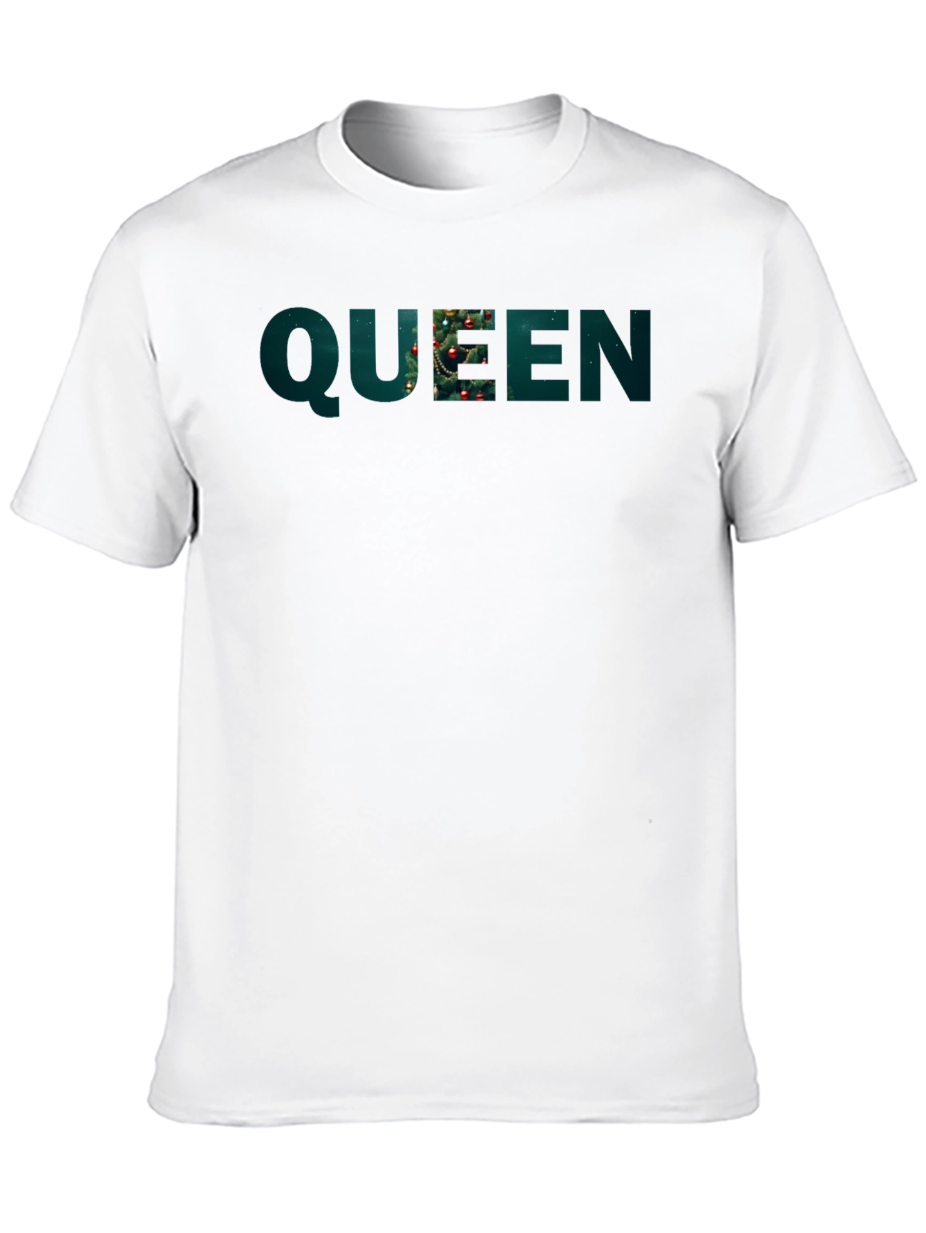 Christmas Queen Black Graphic Tee