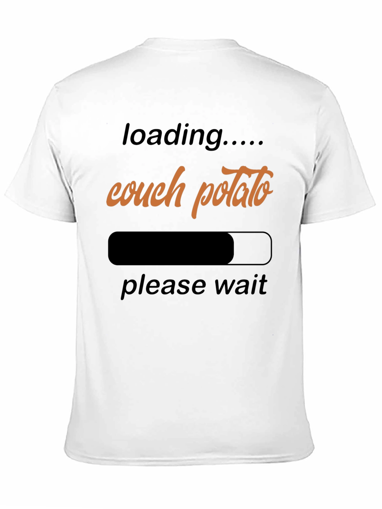 Couch Potato Loading Funny Graphic Tee