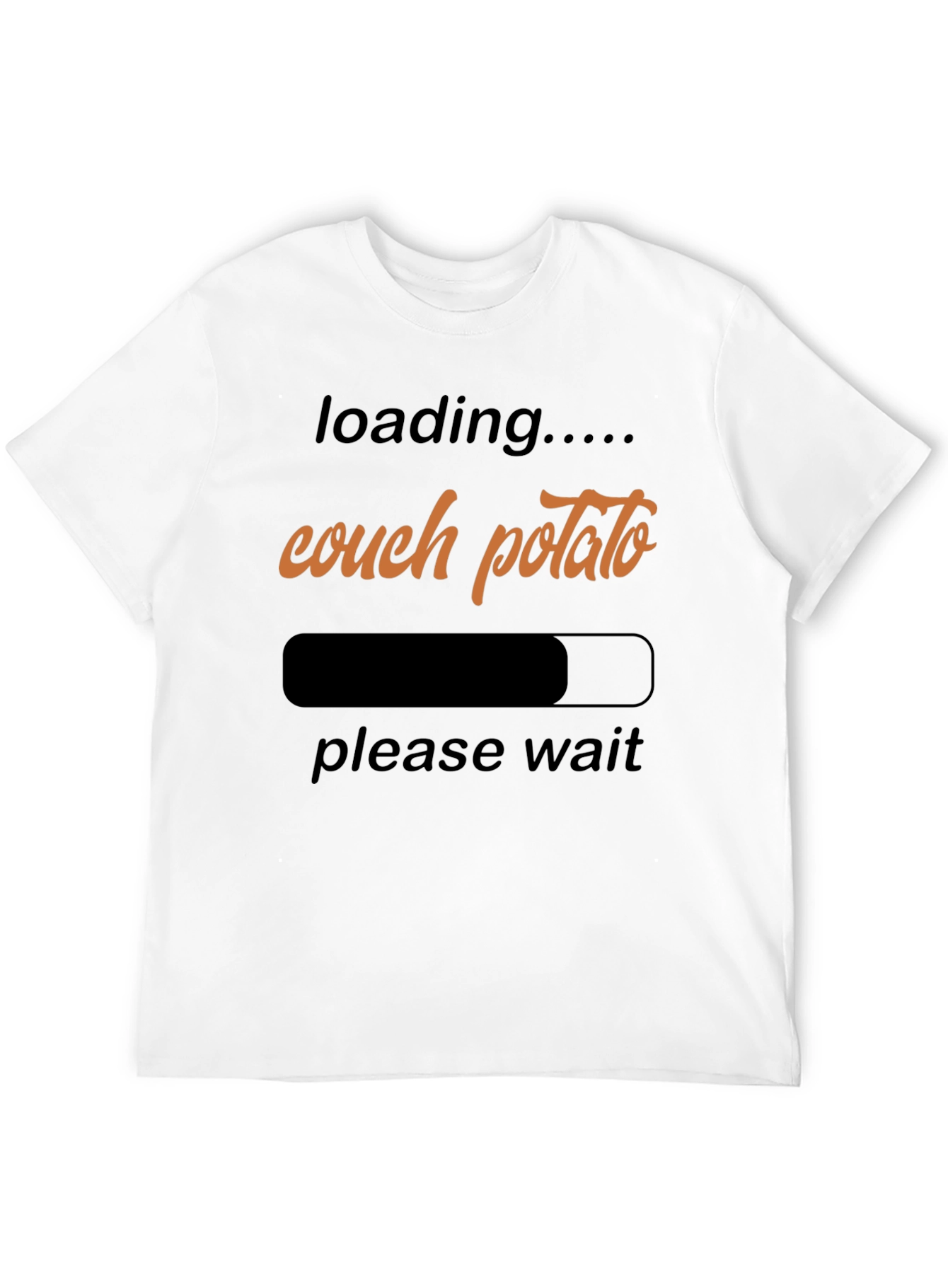Couch Potato Loading Funny Graphic Tee