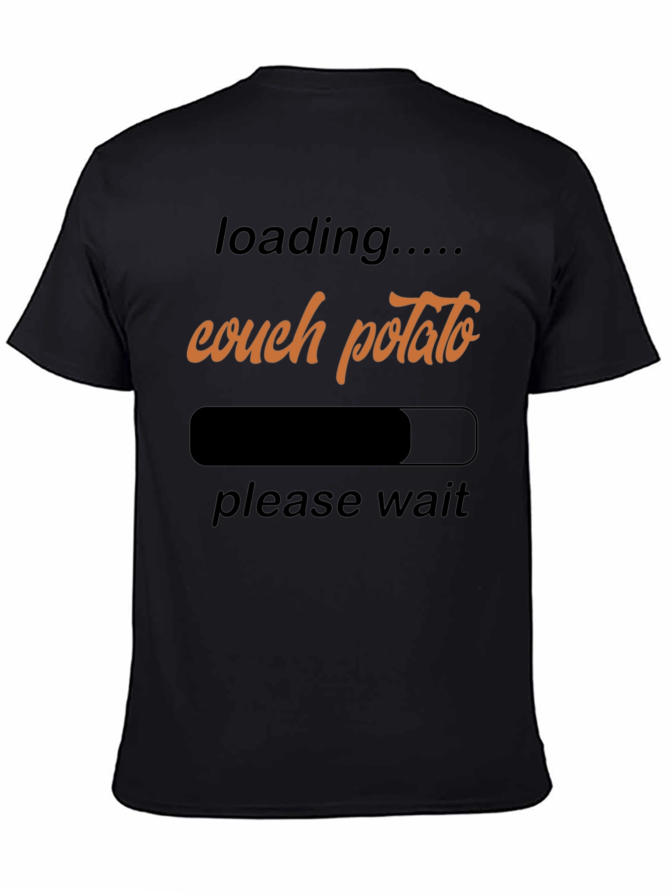 Couch Potato Loading Funny Graphic Tee