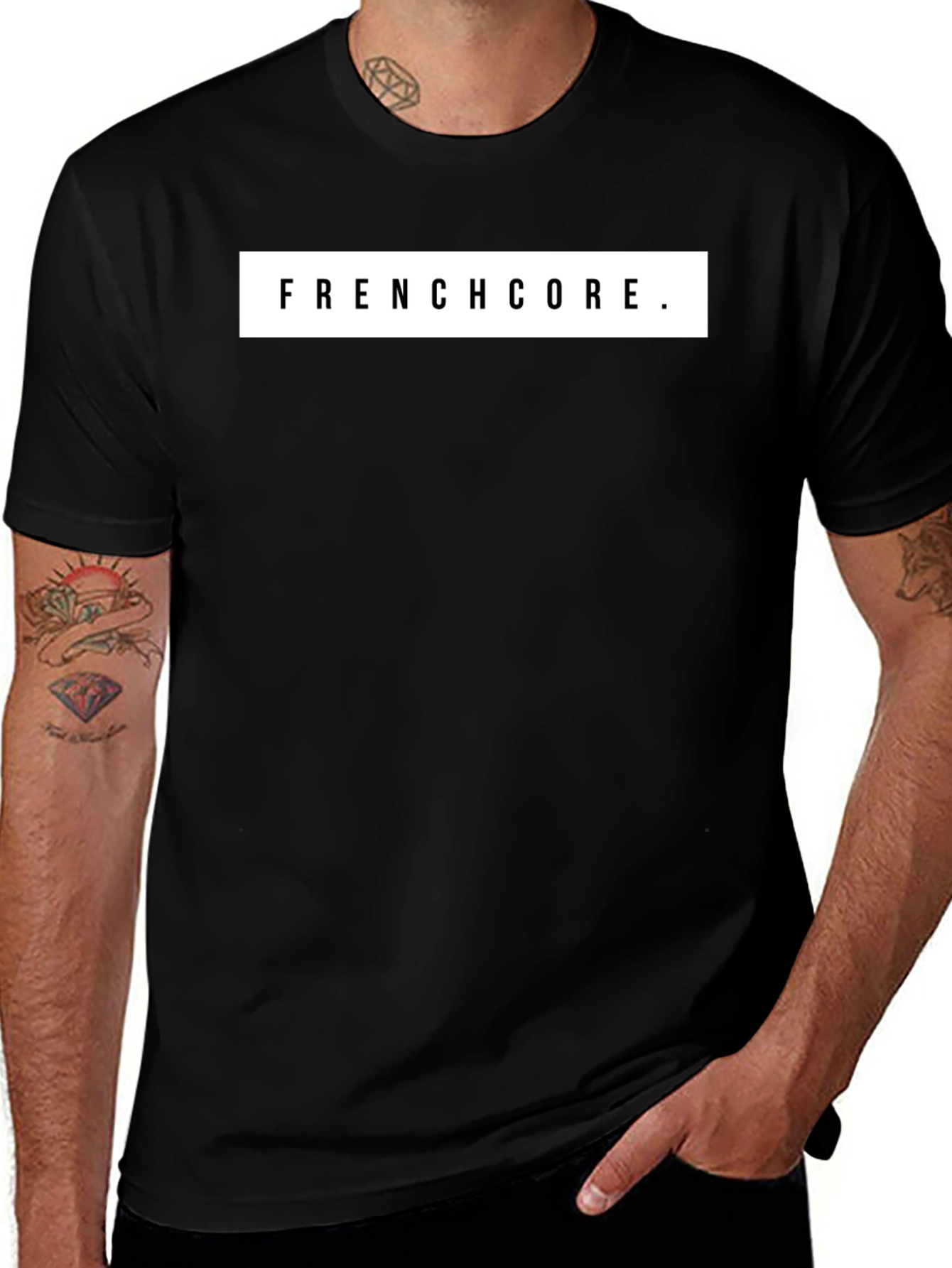 Frenchcore Graphic T-Shirt - Black