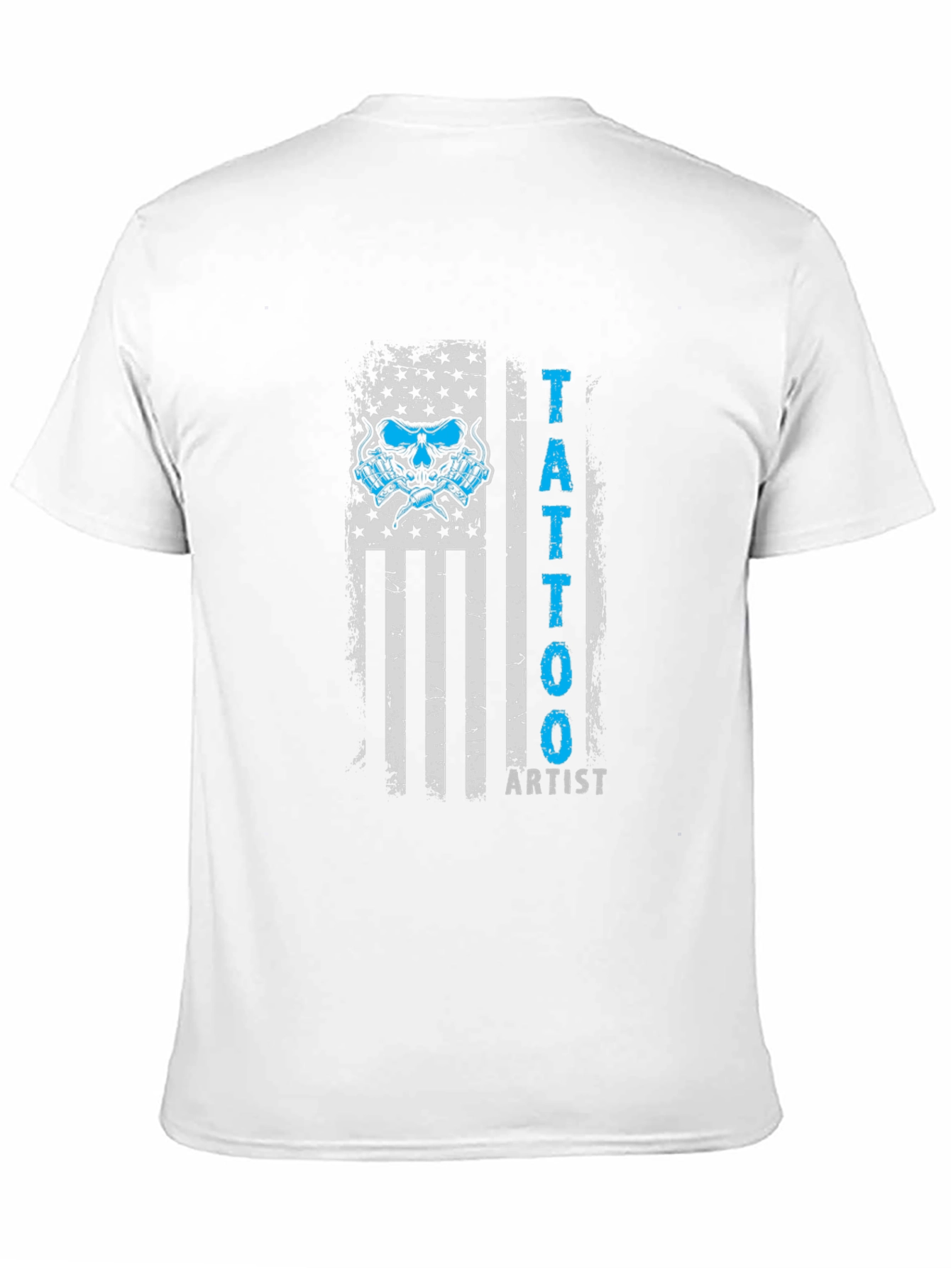 Tattoo Artist USA Flag Graphic Tee - Black