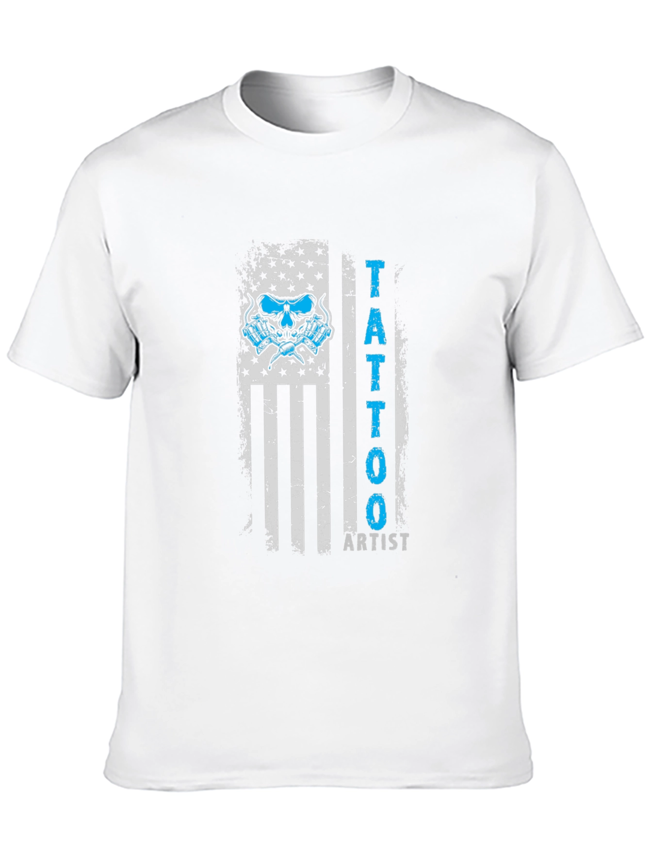 Tattoo Artist USA Flag Graphic Tee - Black