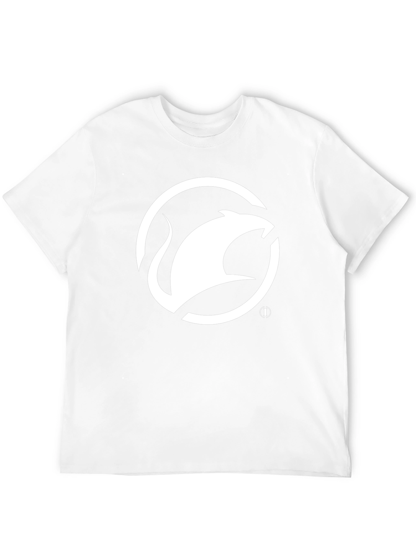 Black T-Shirt with White Rat Logo