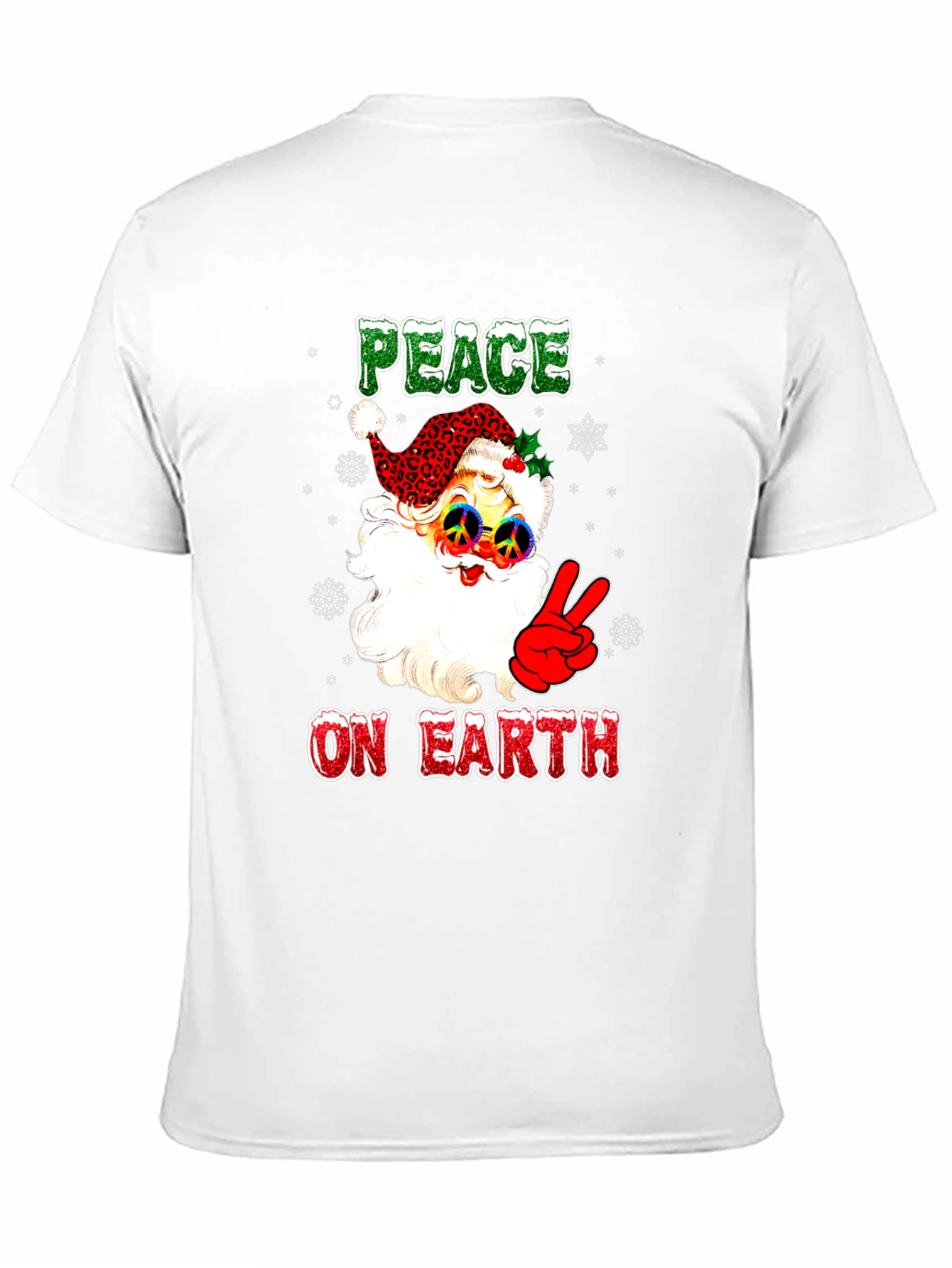 Peace on Earth Santa Graphic Tee