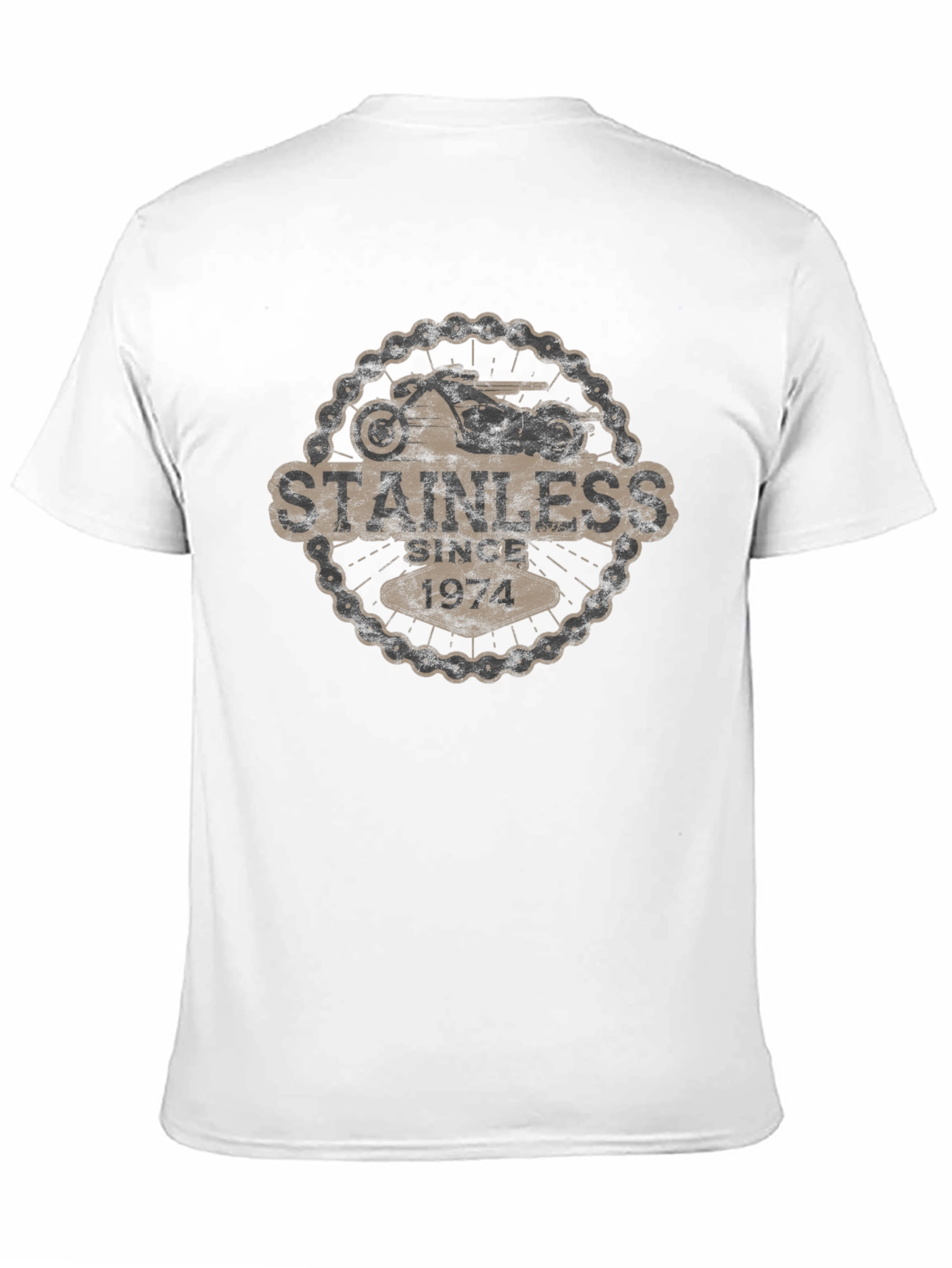 Stainless Since 1974 Black Graphic Tee