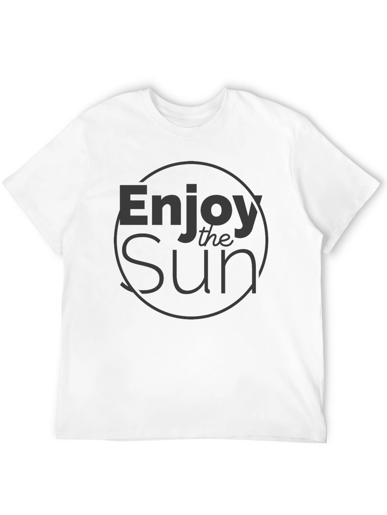 Enjoy the Sun Black Graphic Tee
