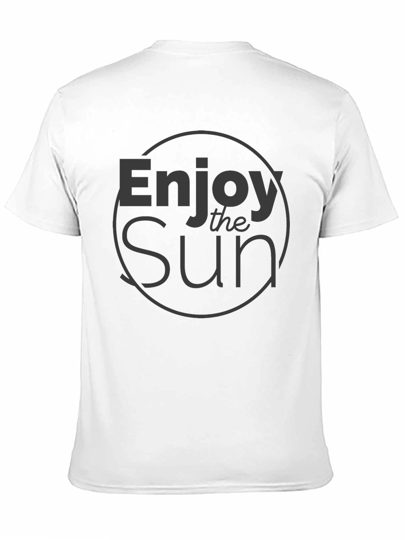 Enjoy the Sun Black Graphic Tee