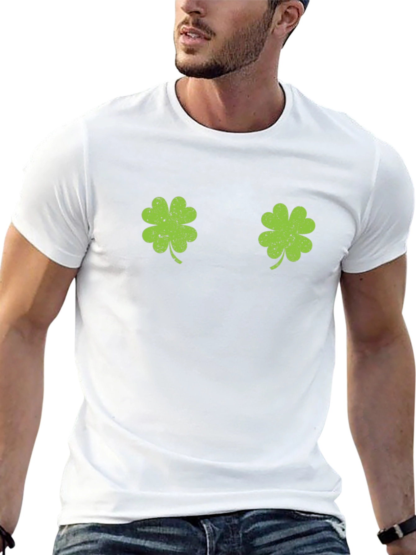 Shamrock T-Shirt Funny St. Patricks Day Tee