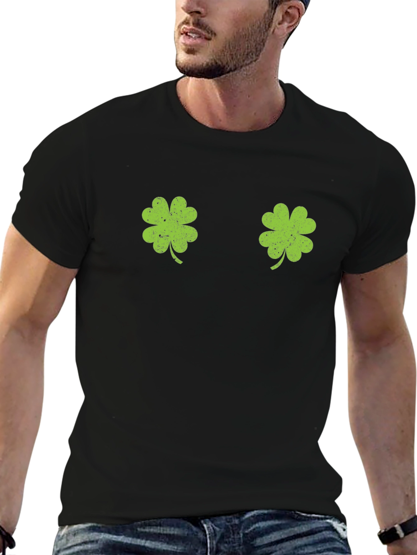 Shamrock T-Shirt Funny St. Patricks Day Tee