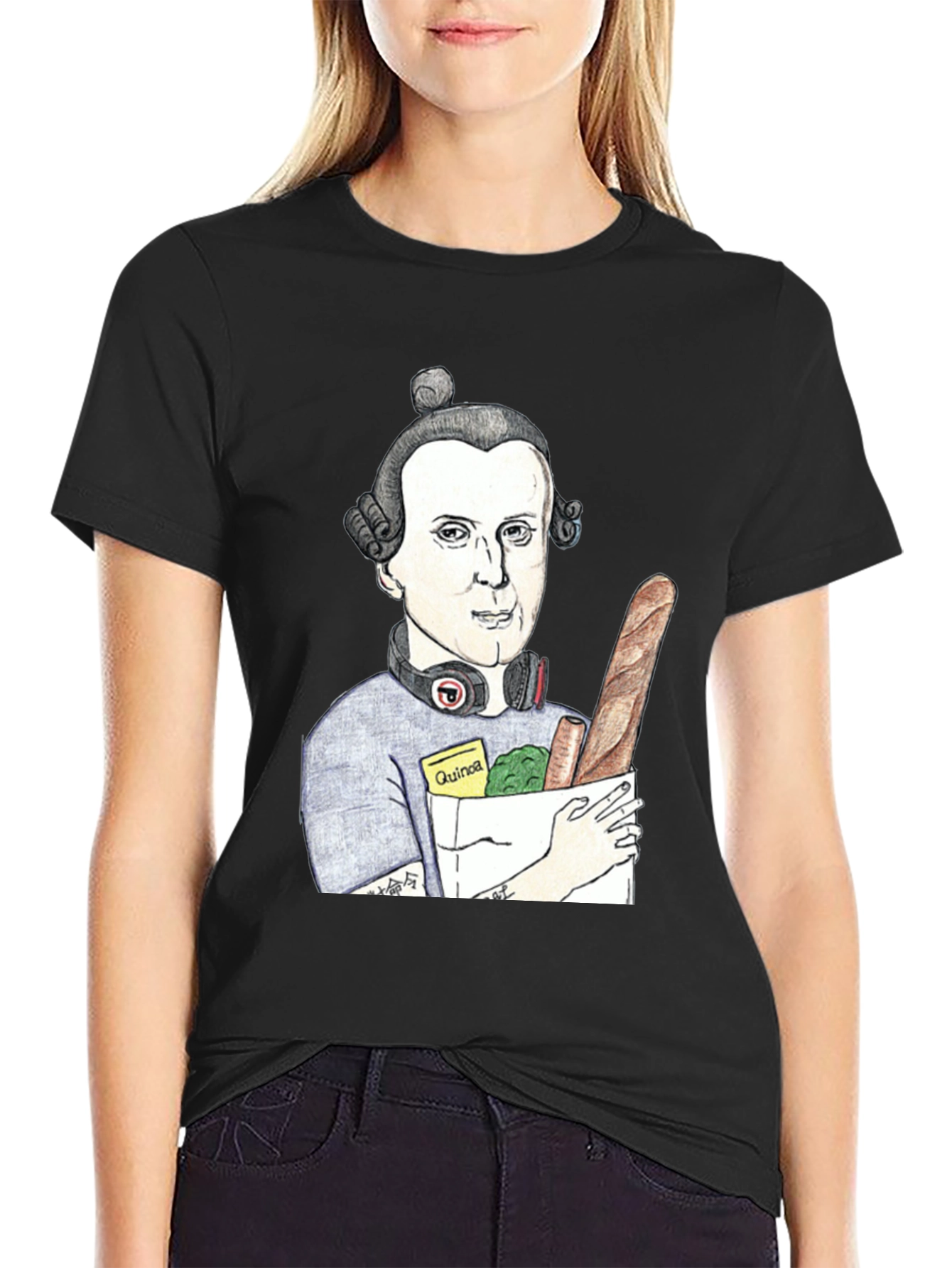 Quirky Mozart T-Shirt - Grocery Run Style