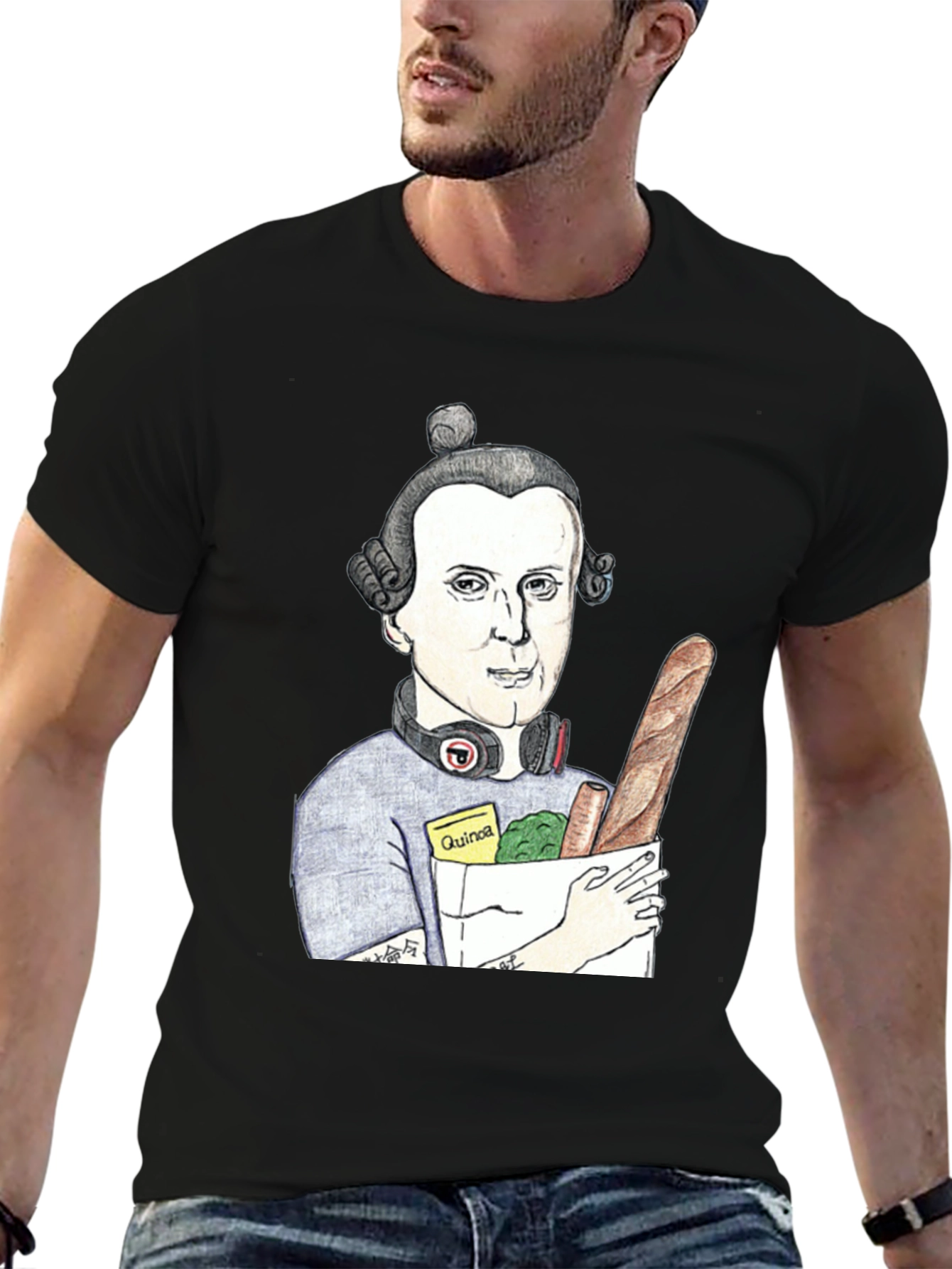 Quirky Mozart T-Shirt - Grocery Run Style
