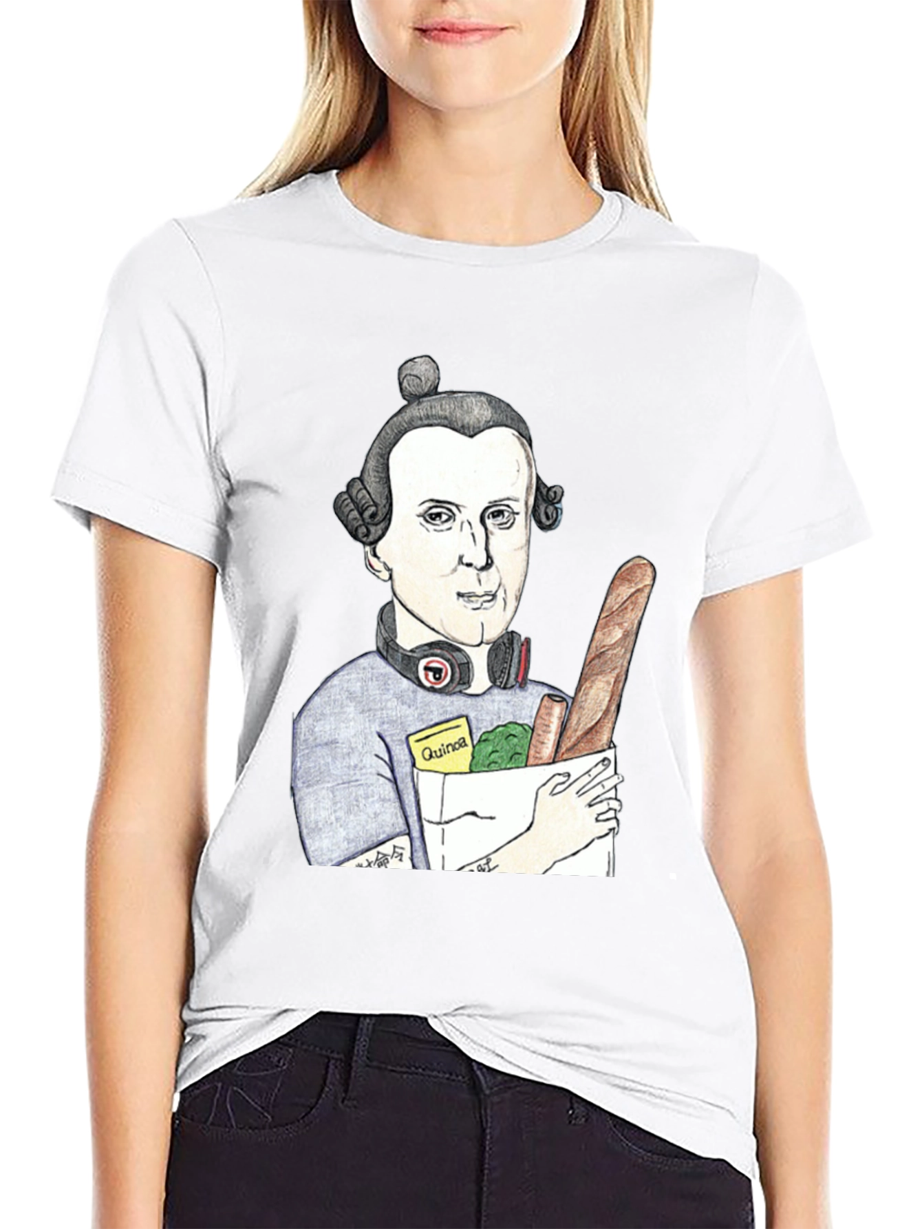 Quirky Mozart T-Shirt - Grocery Run Style