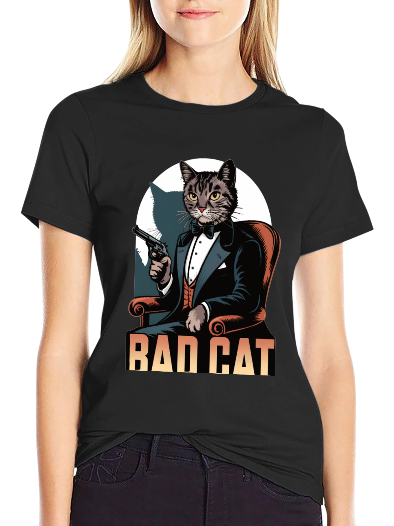 Bad Cat Tuxedo T-Shirt