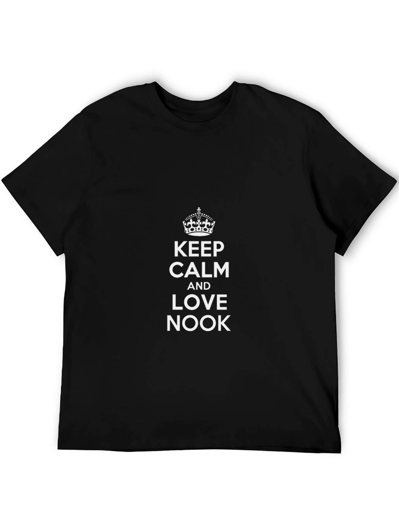 Keep Calm and Love Nook Black T-Shirt