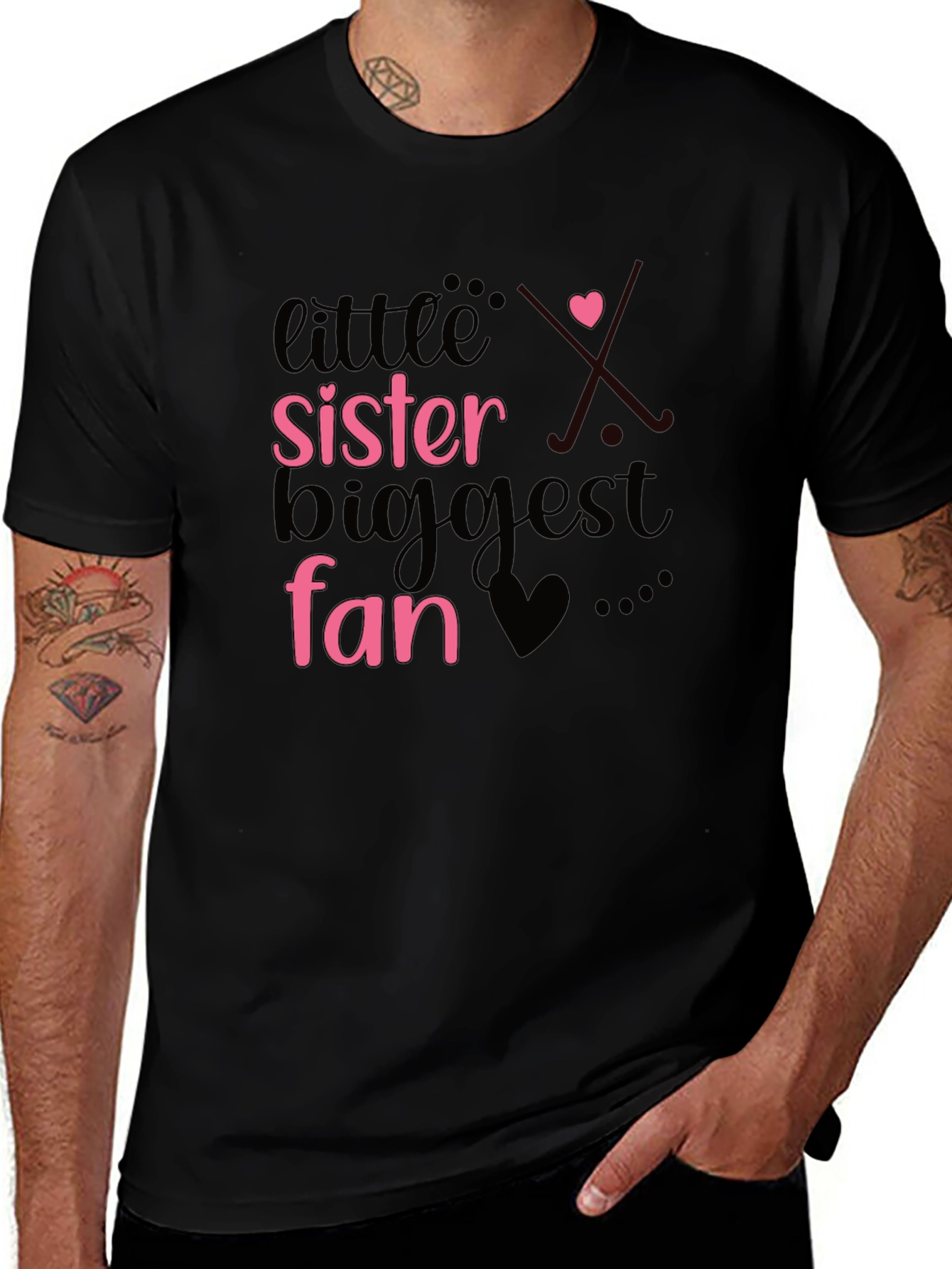 Little Sister Biggest Fan T-Shirt