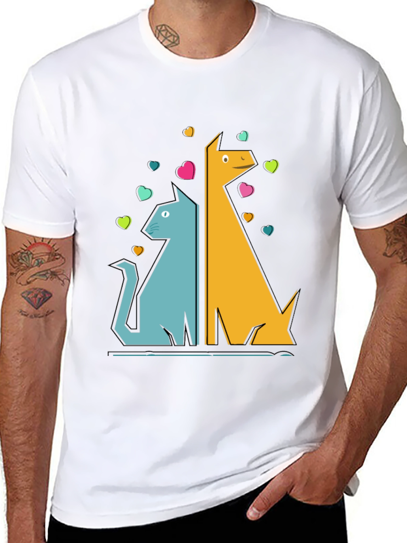 Cat and Dog Lovers T-Shirt