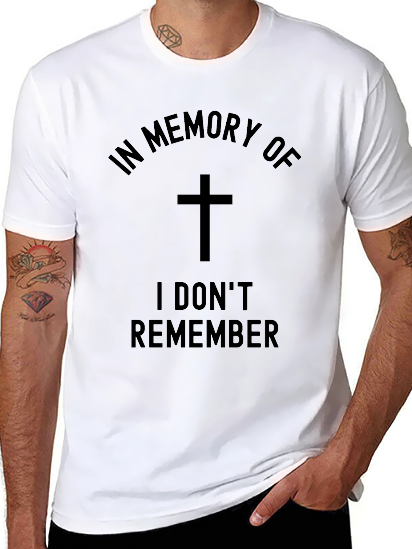 Humorous Memorial T-Shirt - I Dont Remember