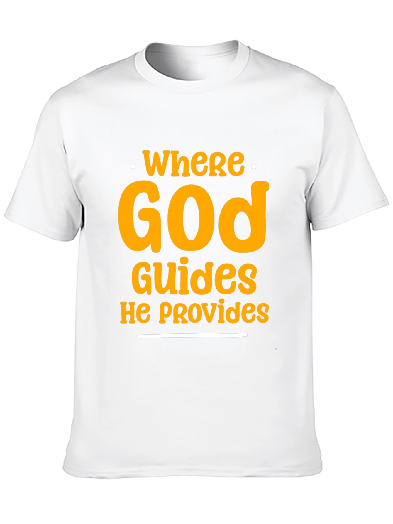 Faith-Inspired Graphic Tee - Where God Guides
