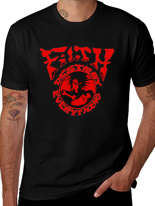 Filth Destroy Everything Graphic Tee - Black