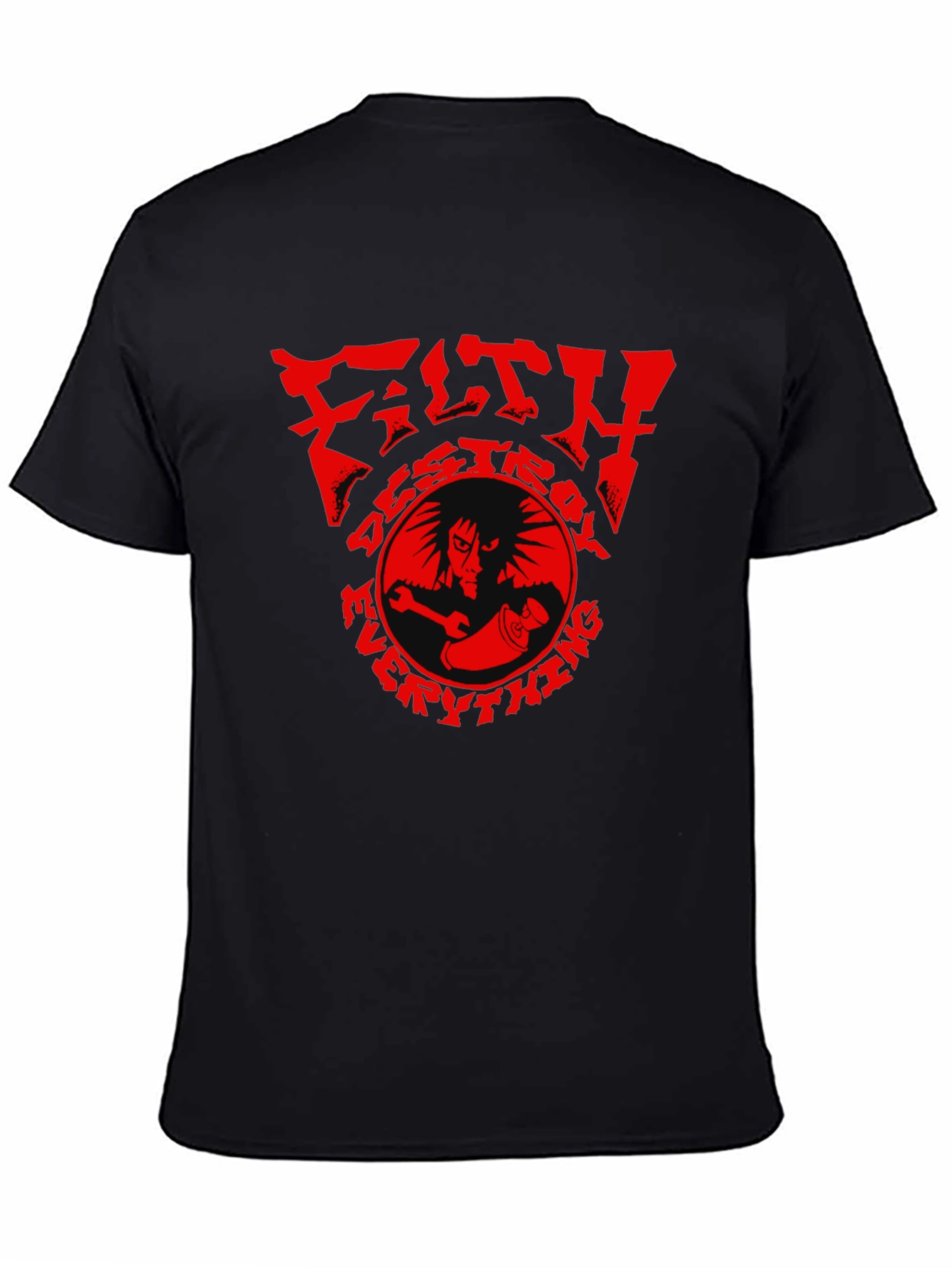 Filth Destroy Everything Graphic Tee - Black