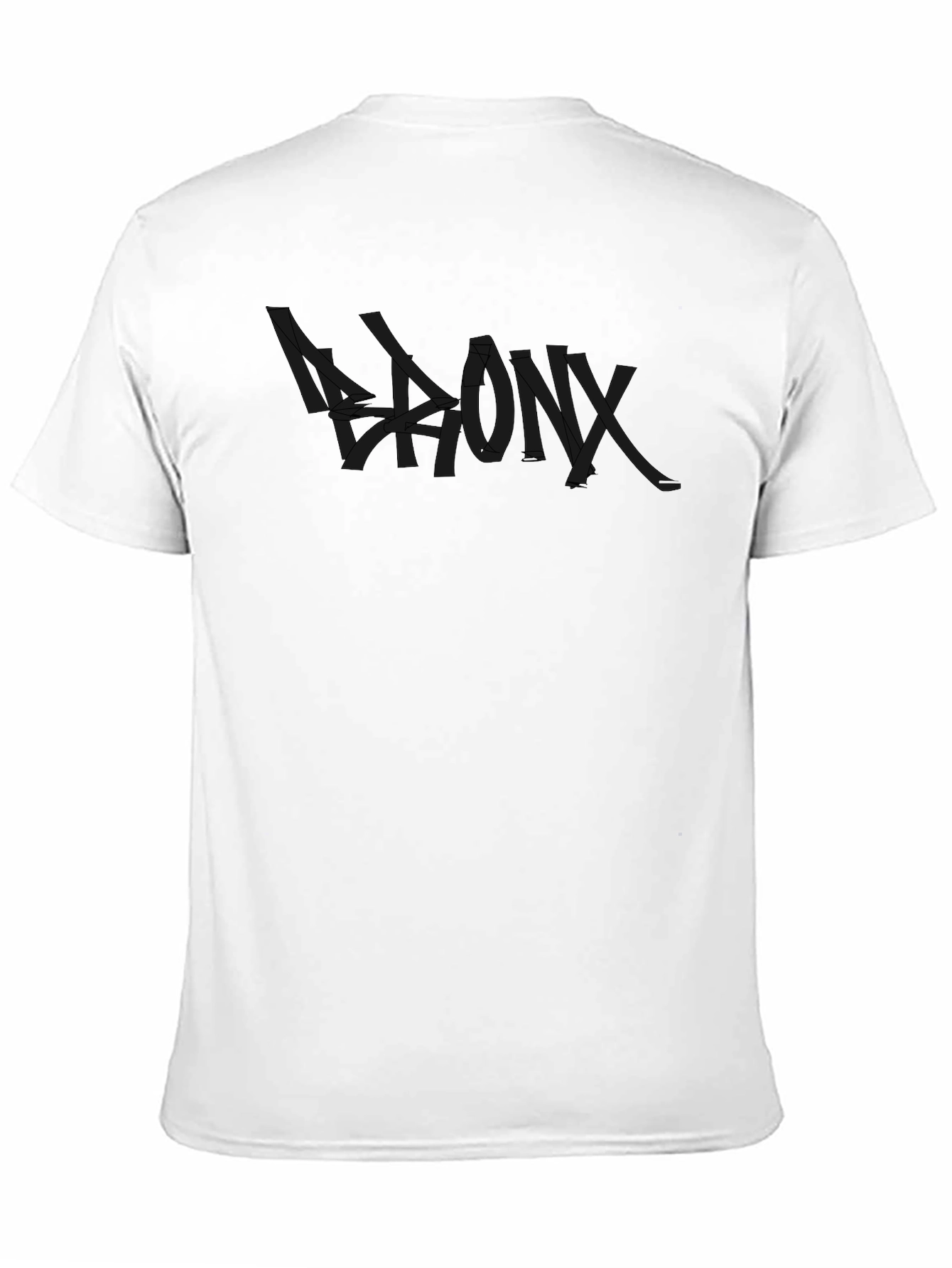 Black T-Shirt with Graphic Print