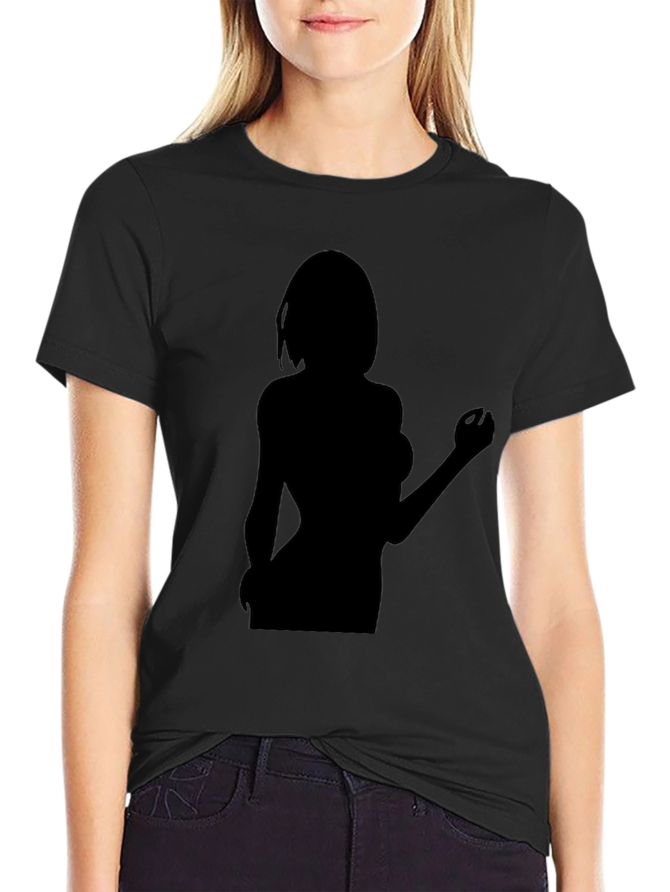 Silhouette Graphic Tee - Black Unisex T-Shirt