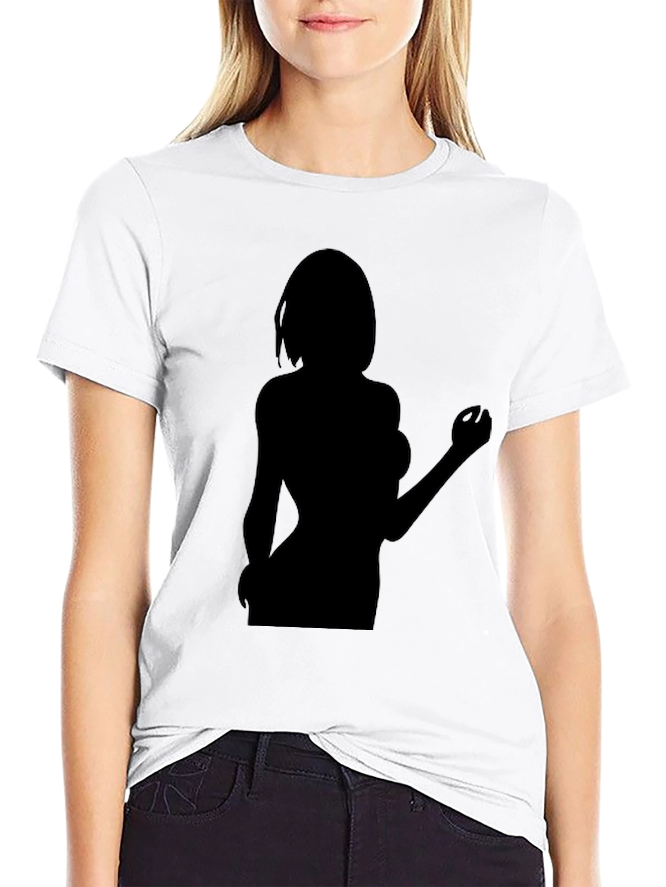 Silhouette Graphic Tee - Black Unisex T-Shirt