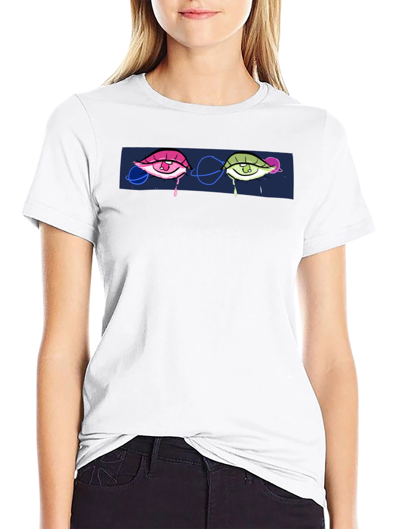 Eye Graphic Tee - Black Unisex T-Shirt