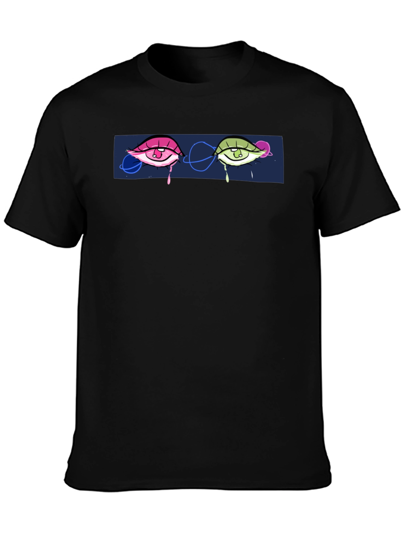 Eye Graphic Tee - Black Unisex T-Shirt