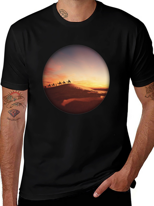 Desert Caravan Black T-Shirt
