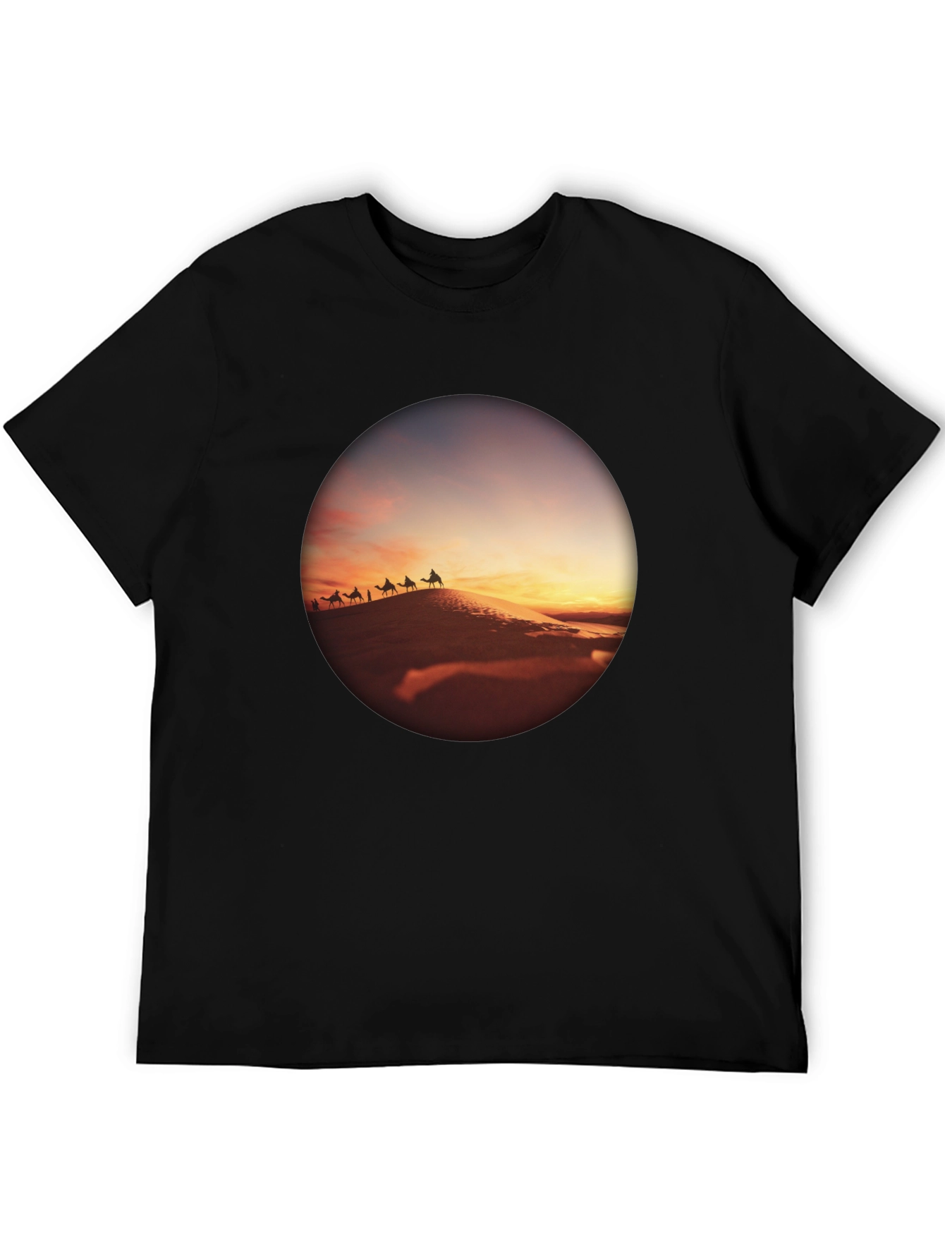 Desert Caravan Black T-Shirt