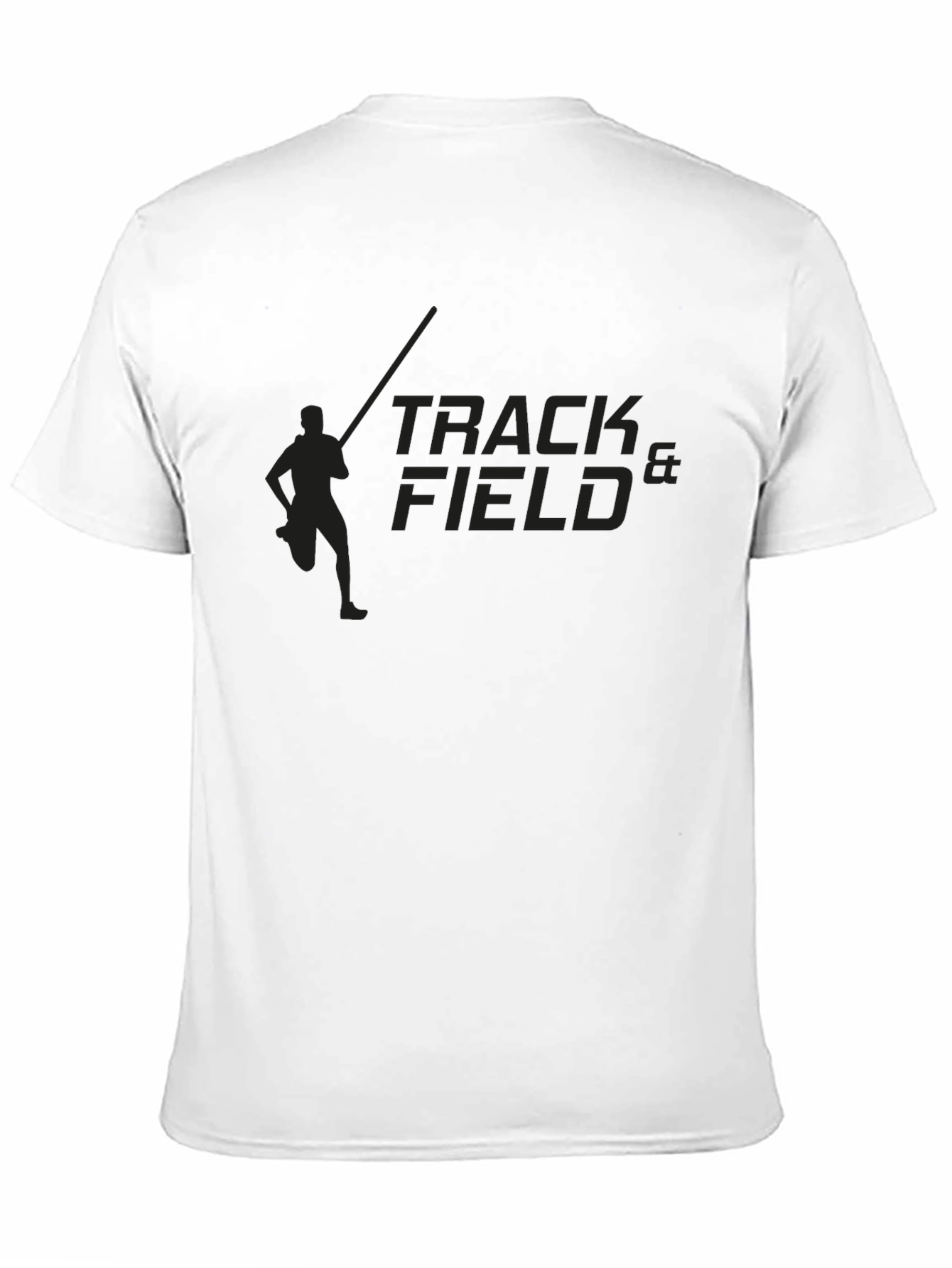 Track & Field Black Graphic Tee