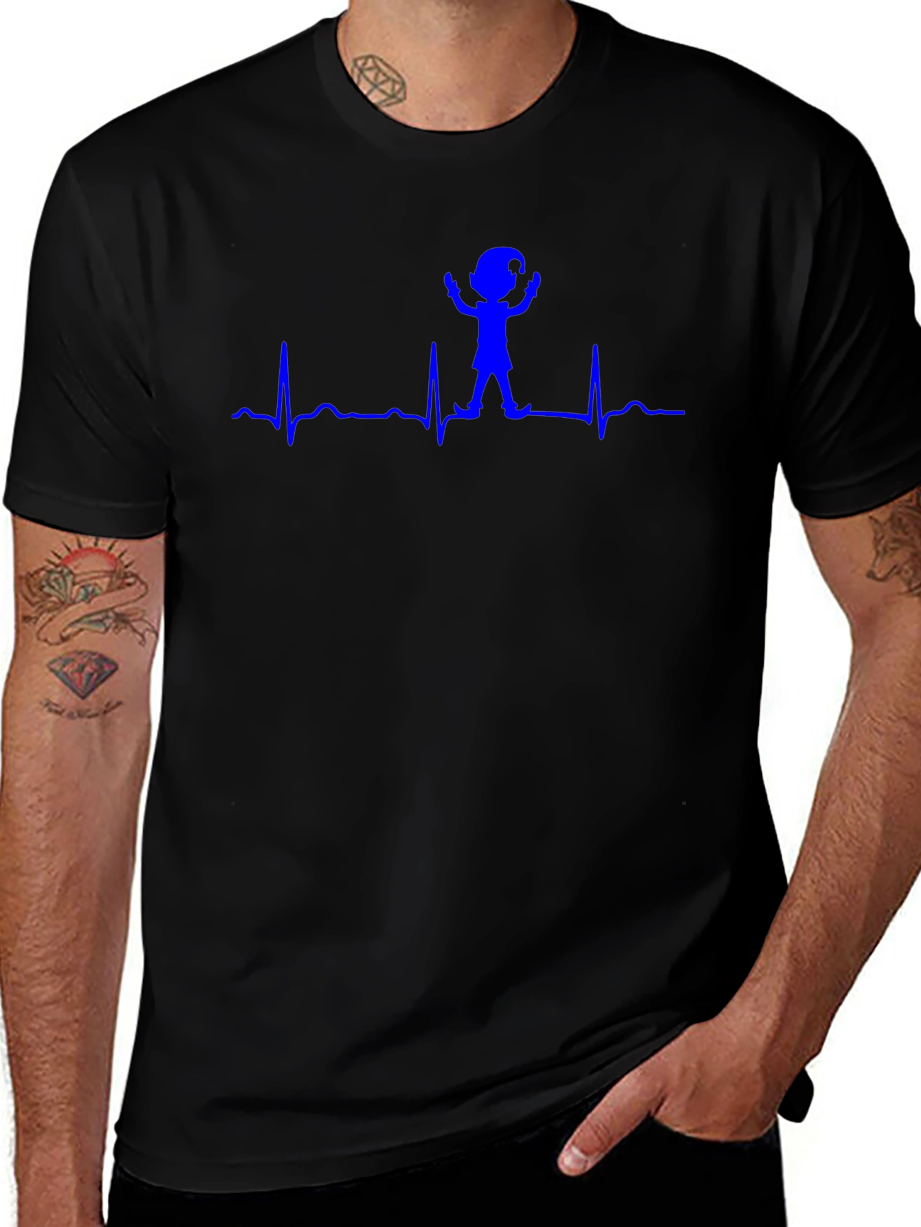 Heartbeat Dancer Graphic T-Shirt - Stylish & Unique
