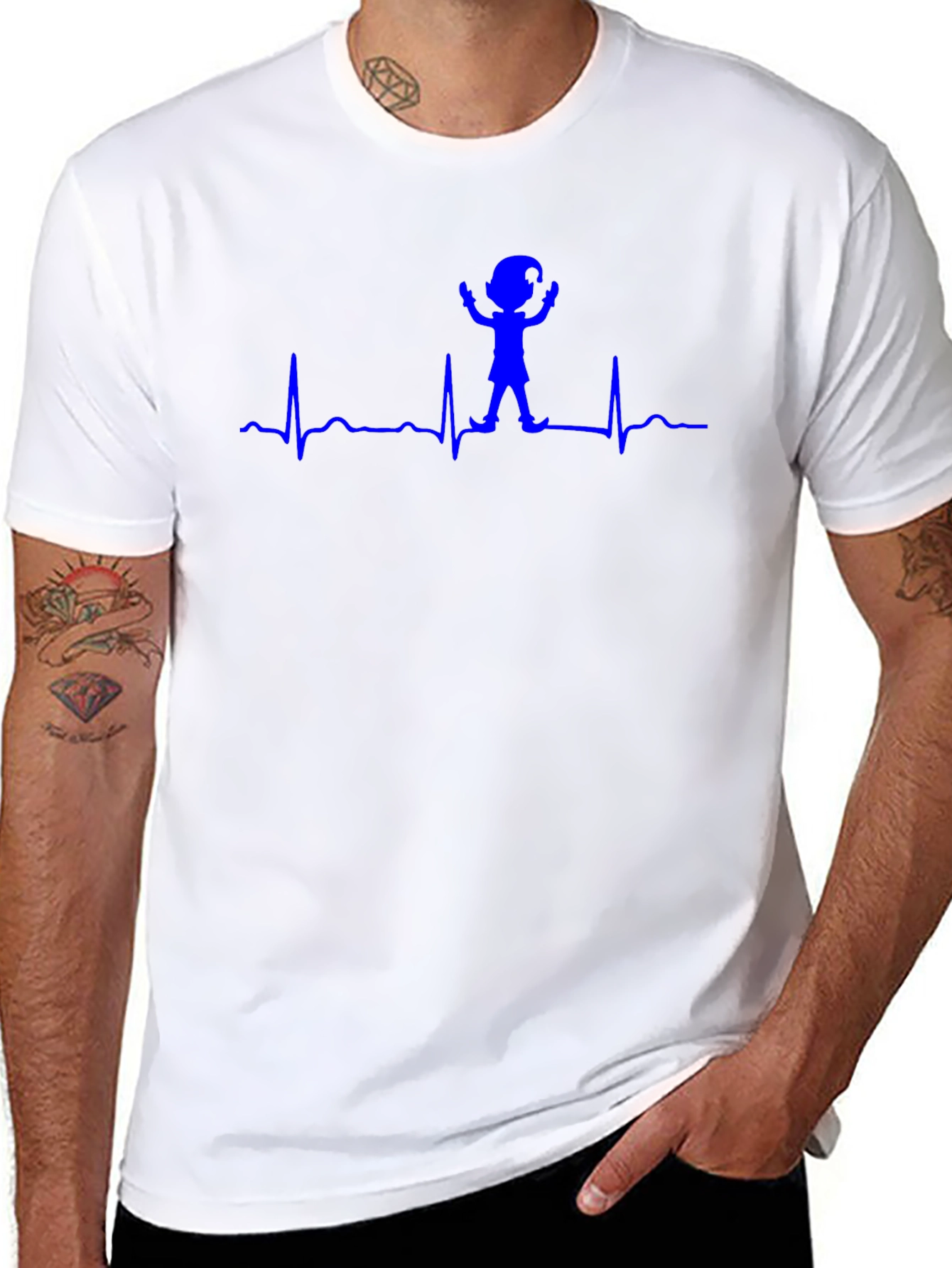Heartbeat Dancer Graphic T-Shirt - Stylish & Unique