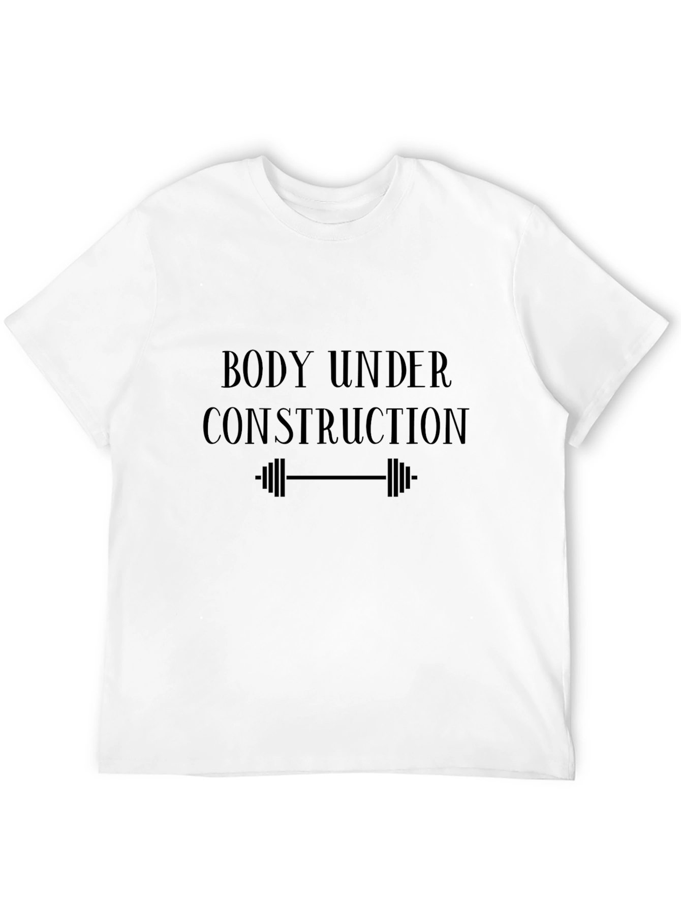 Body Under Construction Black T-Shirt