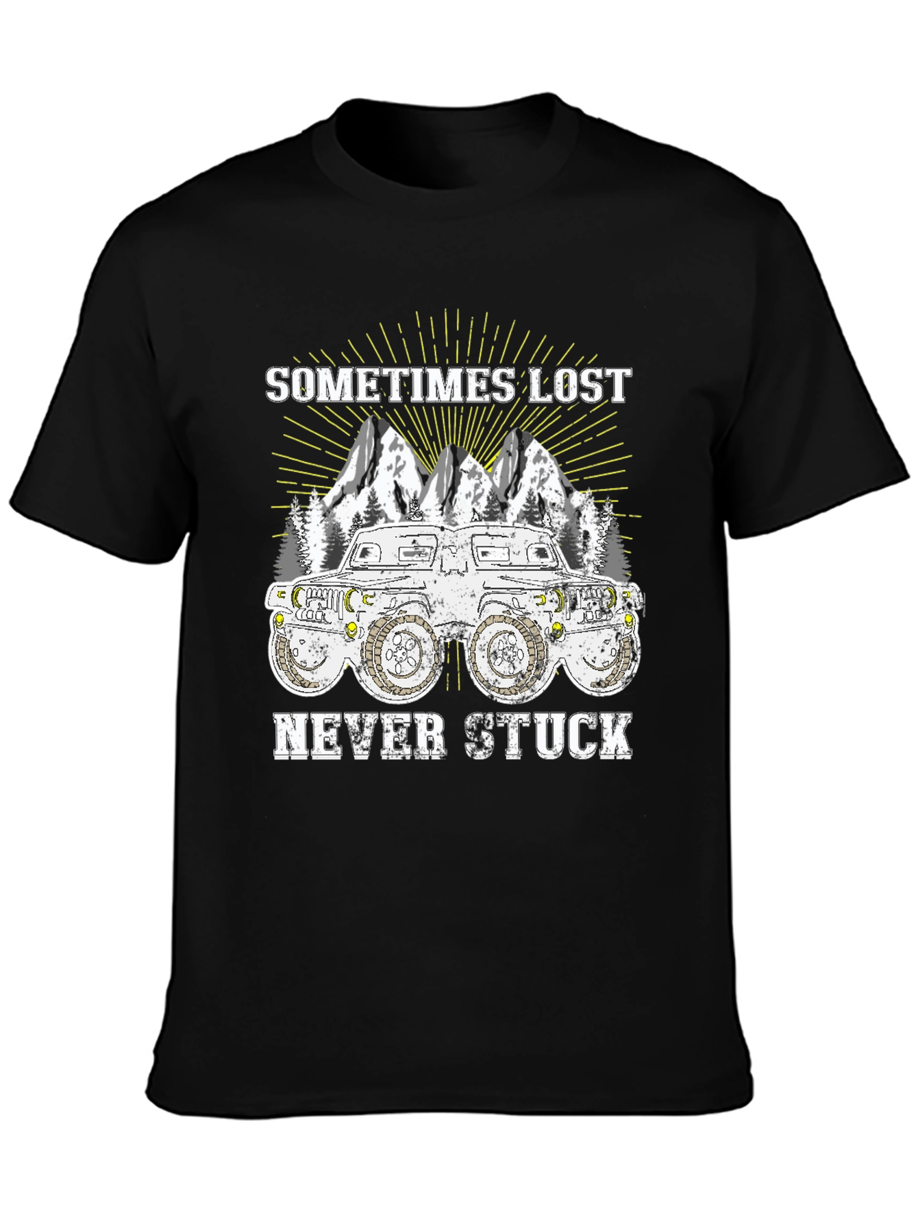 Sometimes Lost Never Stuck Graphic Tee
