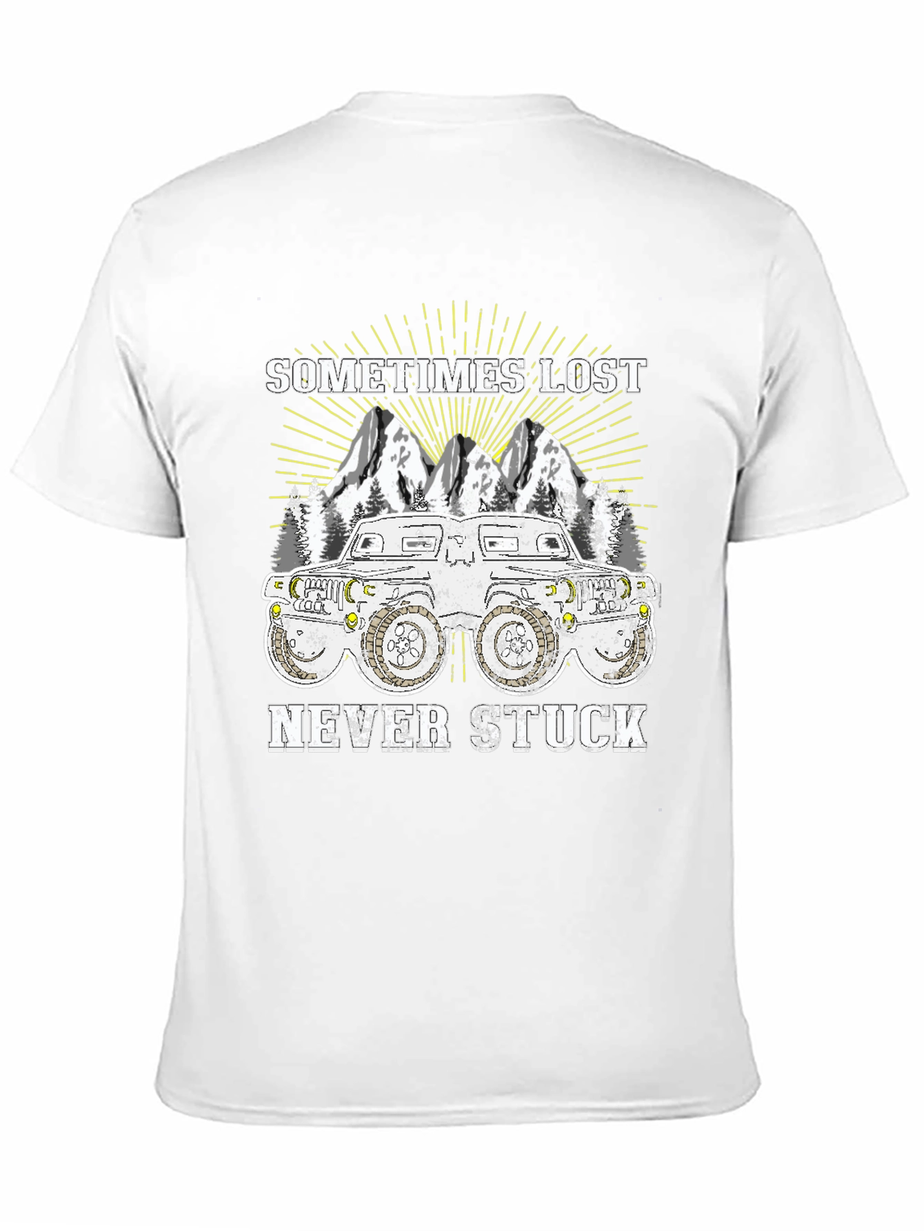 Sometimes Lost Never Stuck Graphic Tee