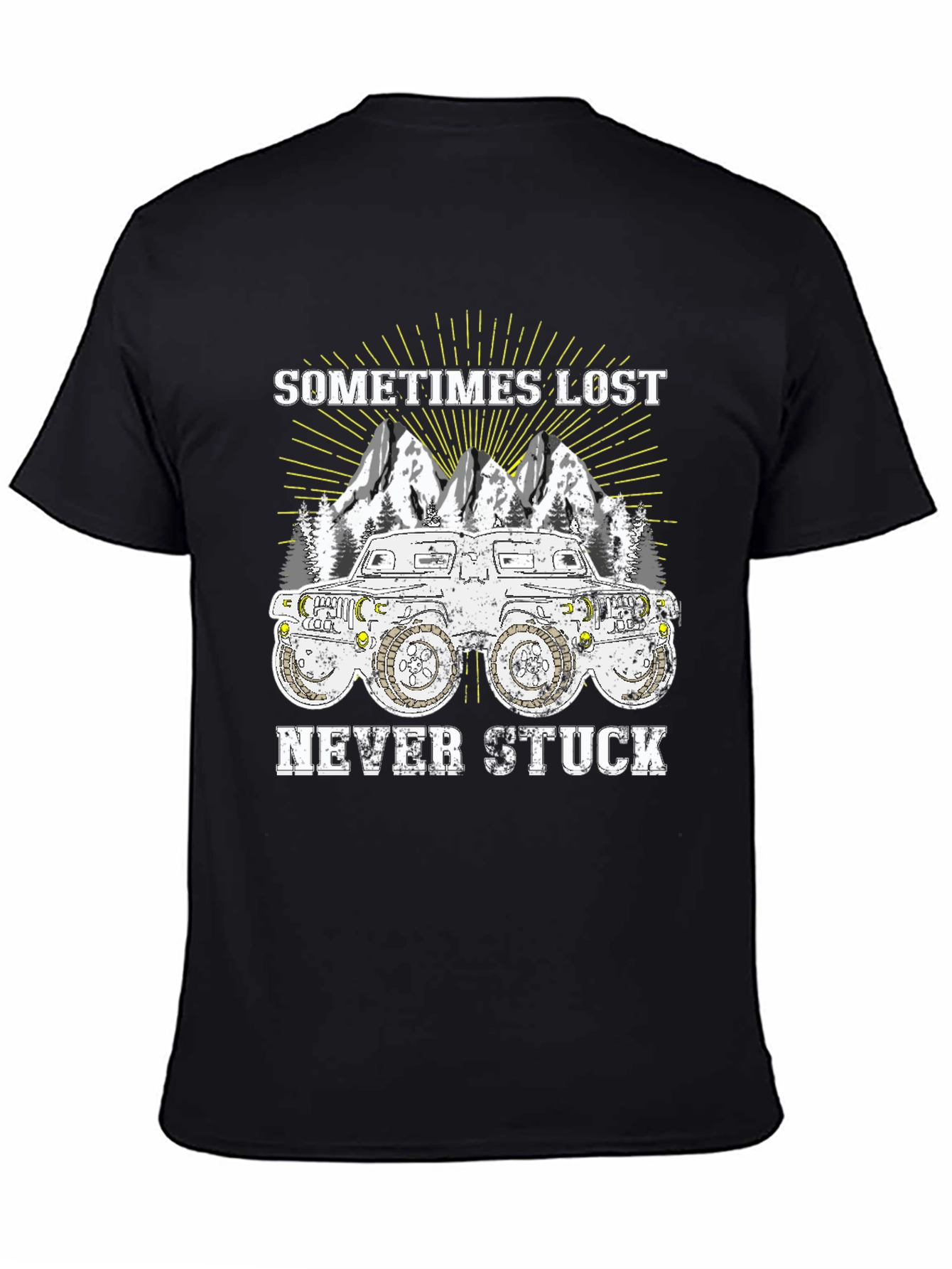 Sometimes Lost Never Stuck Graphic Tee