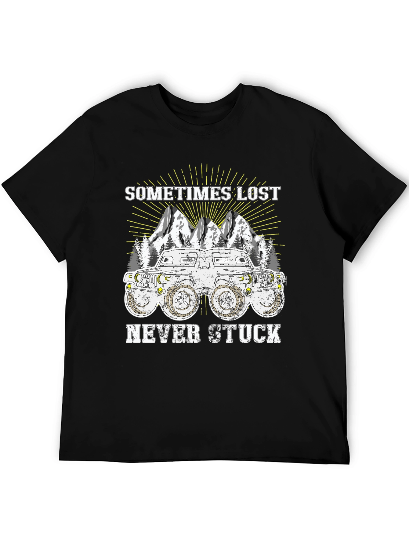 Sometimes Lost Never Stuck Graphic Tee