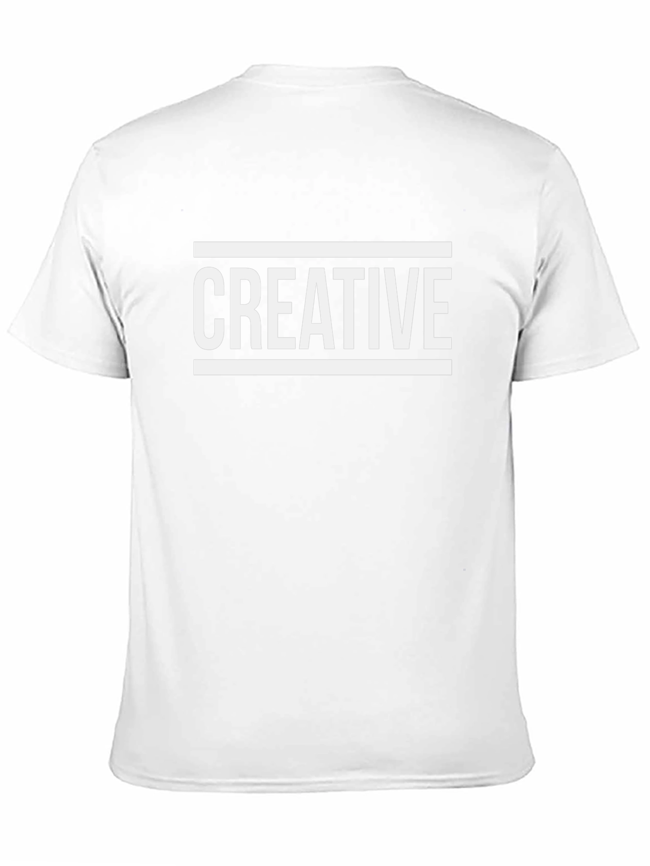 Creative Graphic T-Shirt - Black Cotton Tee