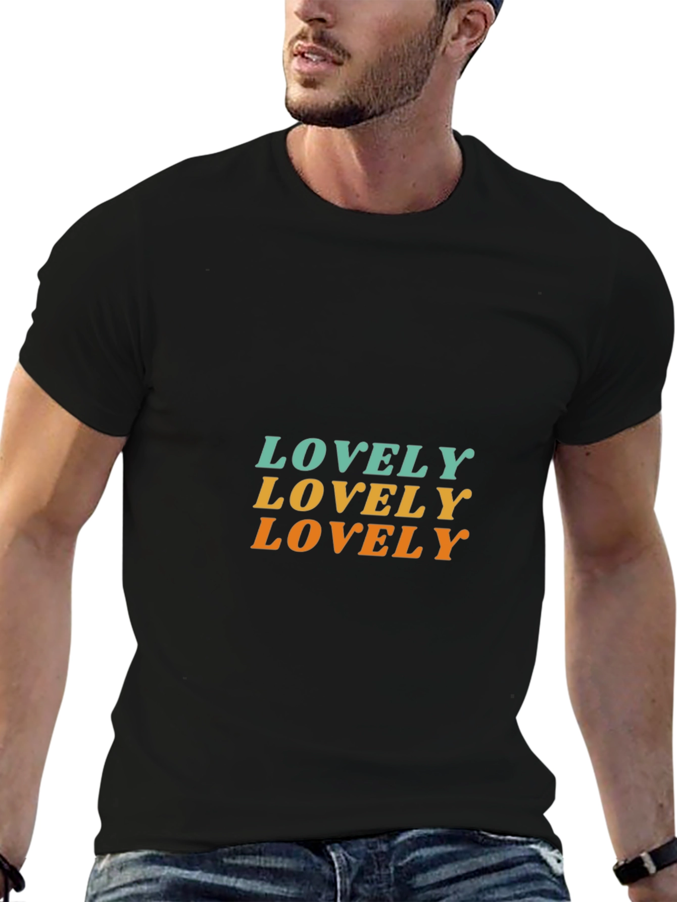 Lovely Graphic Tee - Retro Style