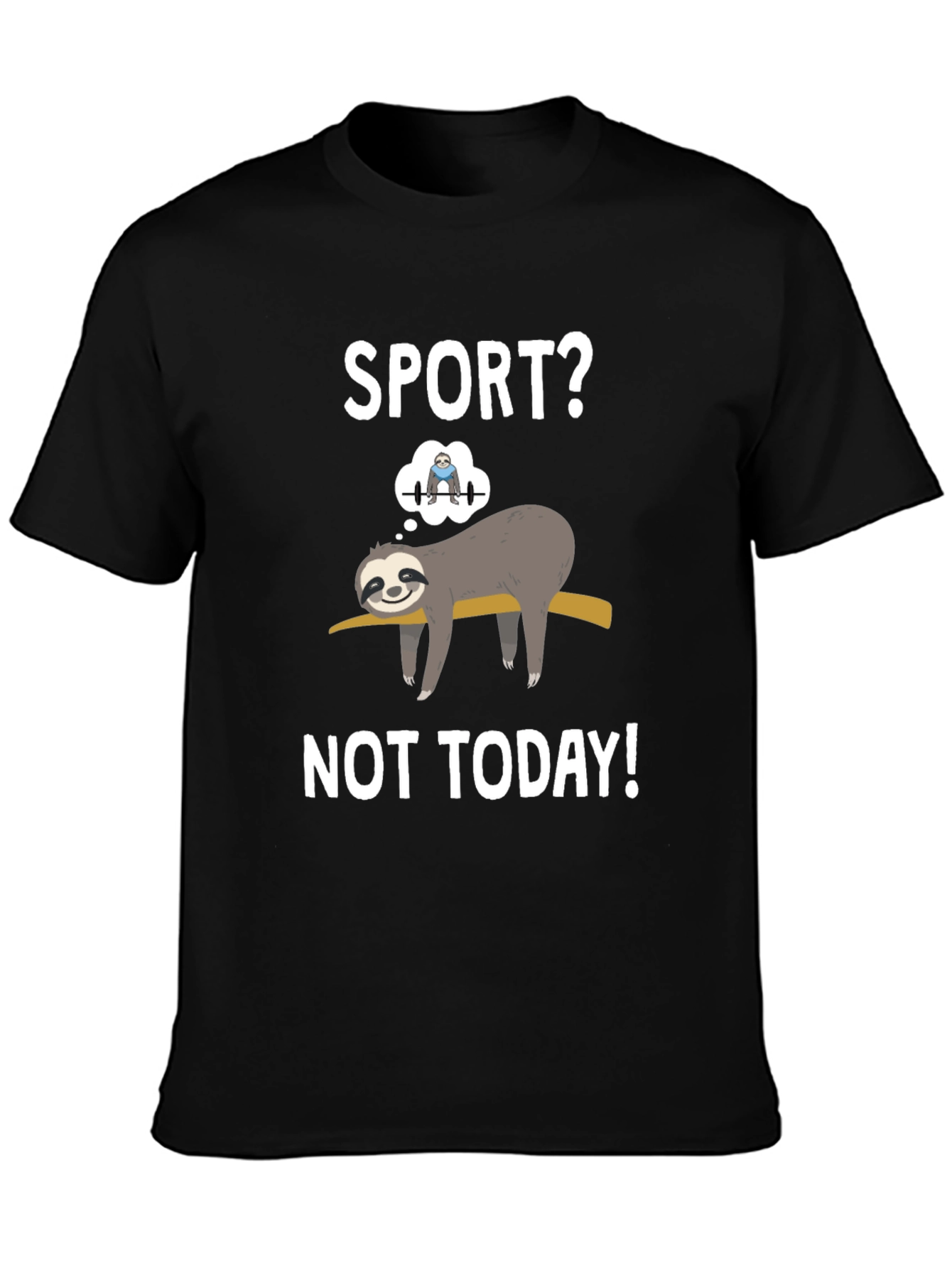 Sport? Not Today! Sloth Graphic Tee