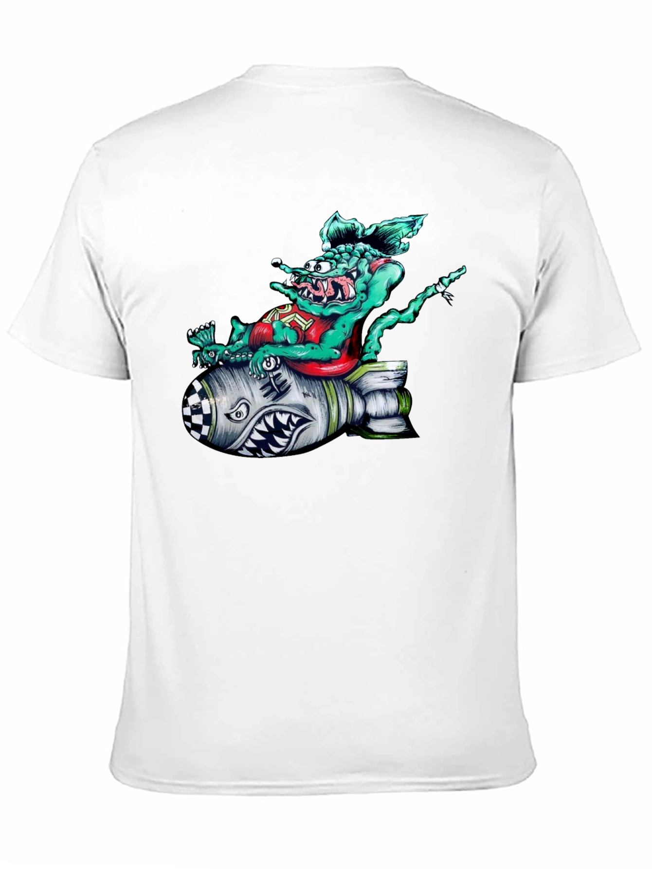 Rat Fink Bomb Graphic T-Shirt - Black
