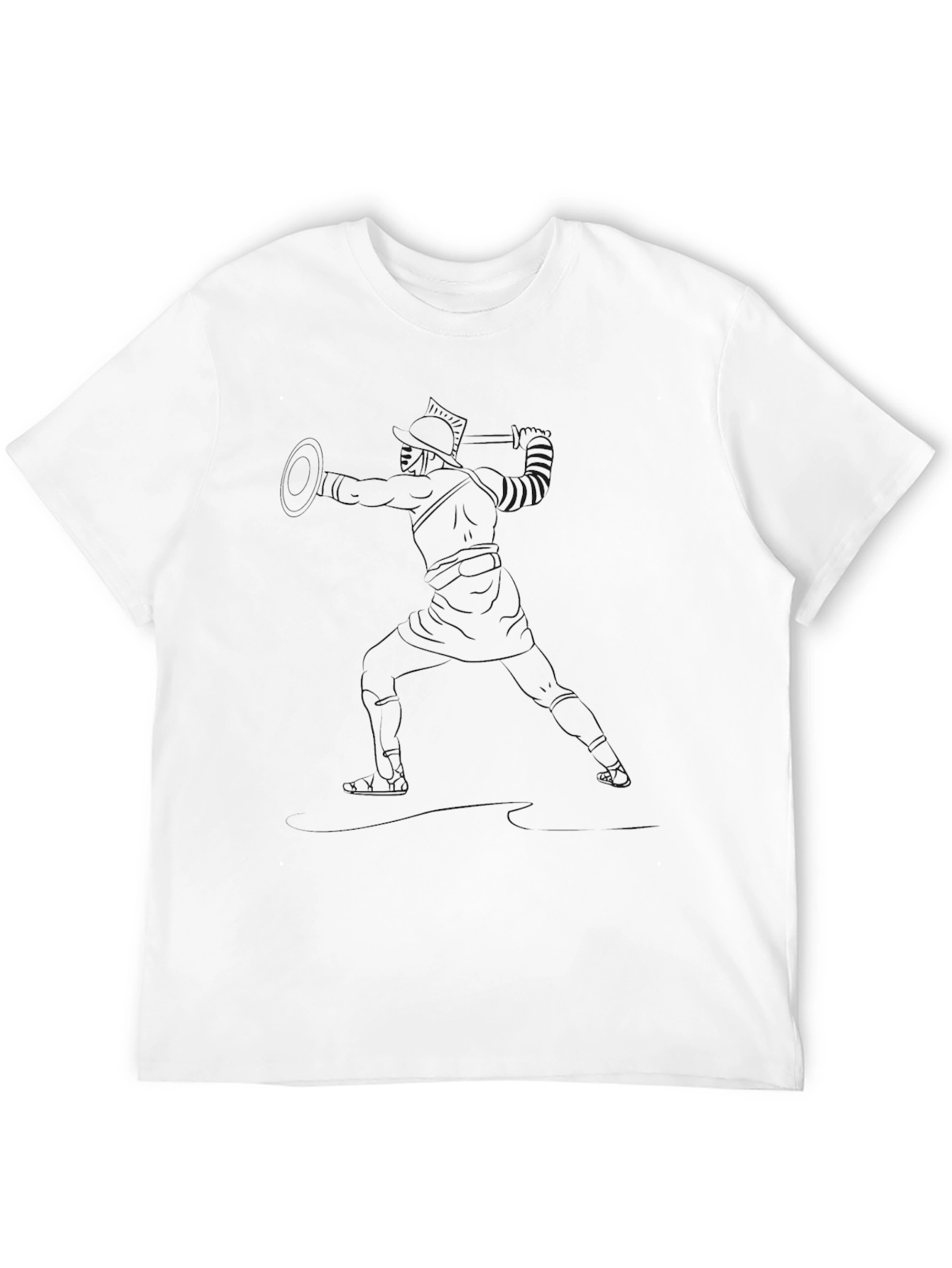 Gladiator Graphic Tee - Black